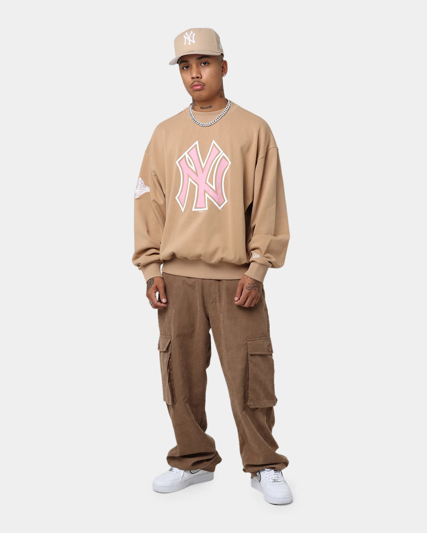 New Era New York Yankees Tumbleweed Crewneck Tumbleweed - Image 2