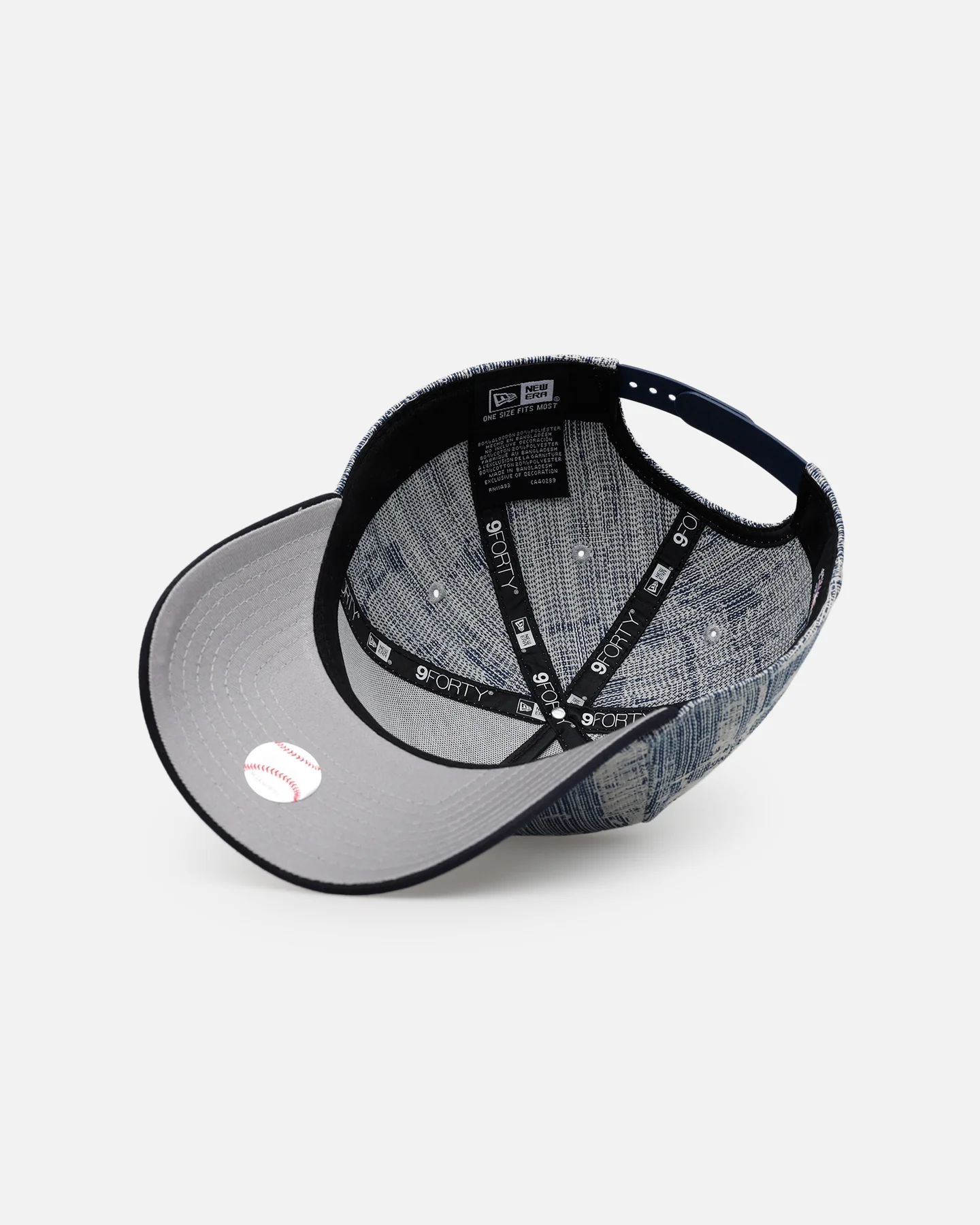 New Era New York Yankees 'Two Tone Denim' 9FORTY A-Frame Snapback Denim - Image 6