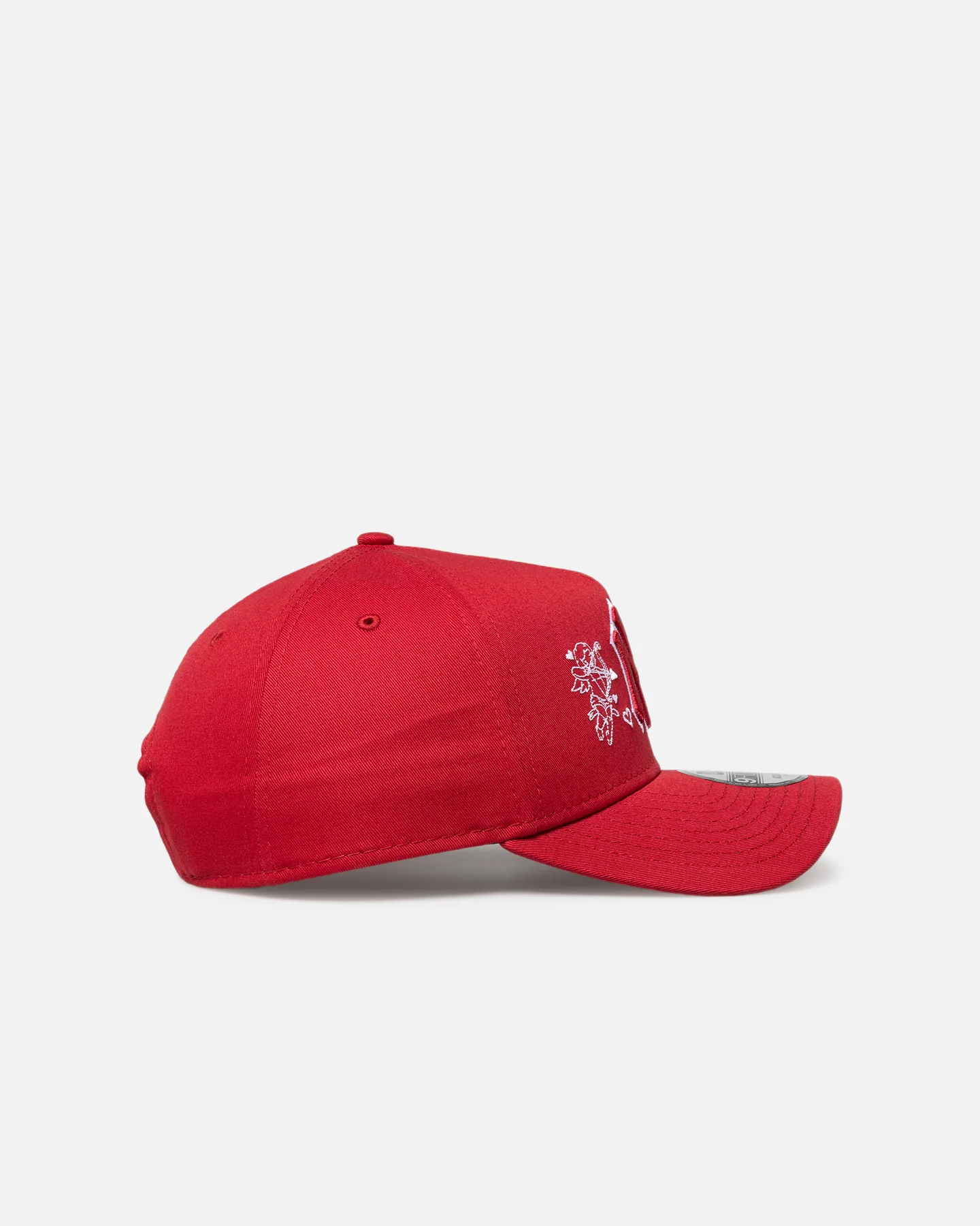 New Era New York Yankees 'Valentines Day' 9FORTY A-Frame Snapback Dark Red - Image 3
