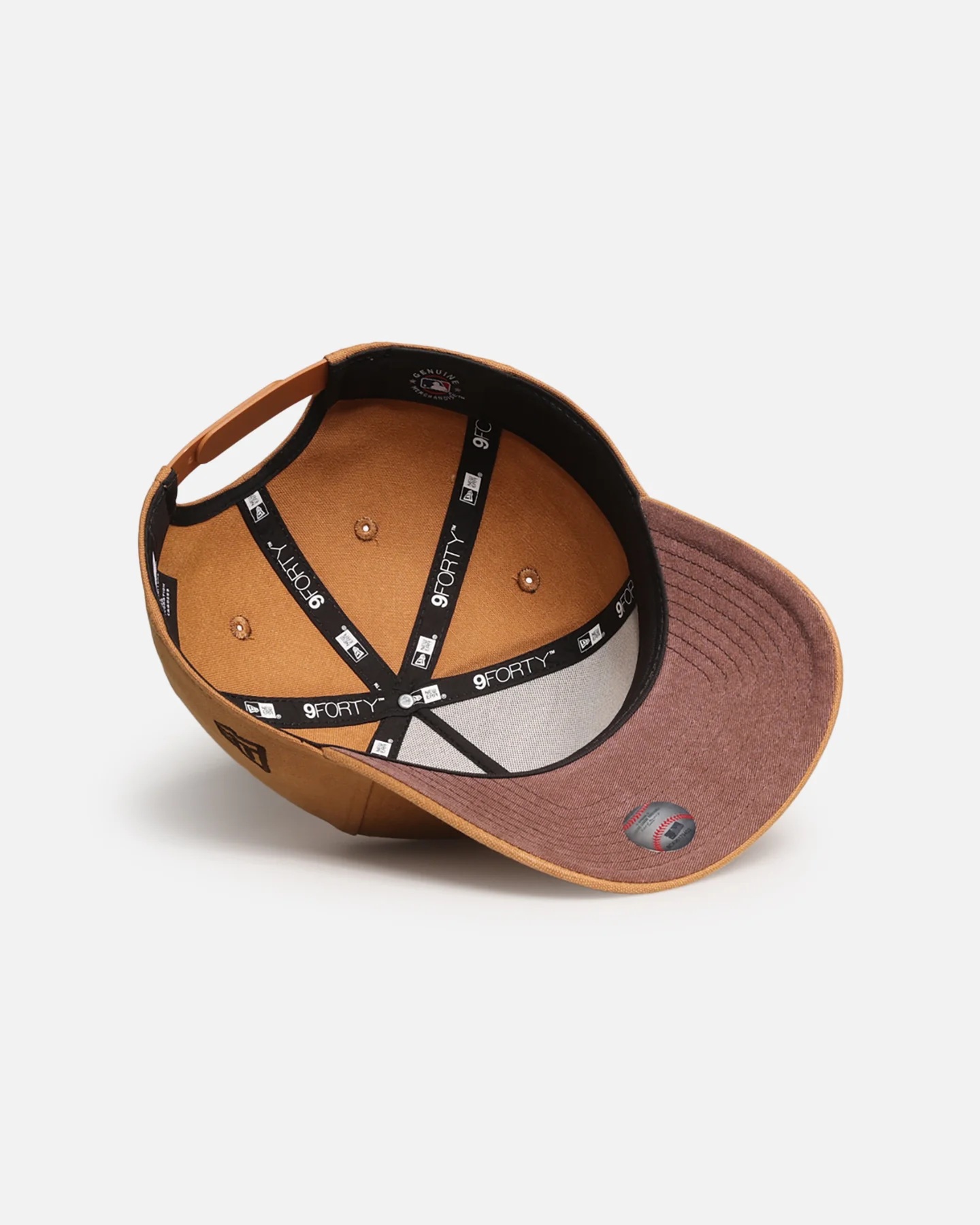 New Era New York Yankees 'Washed Canvas' 9FORTY A-Frame Snapback Bronze - Image 6