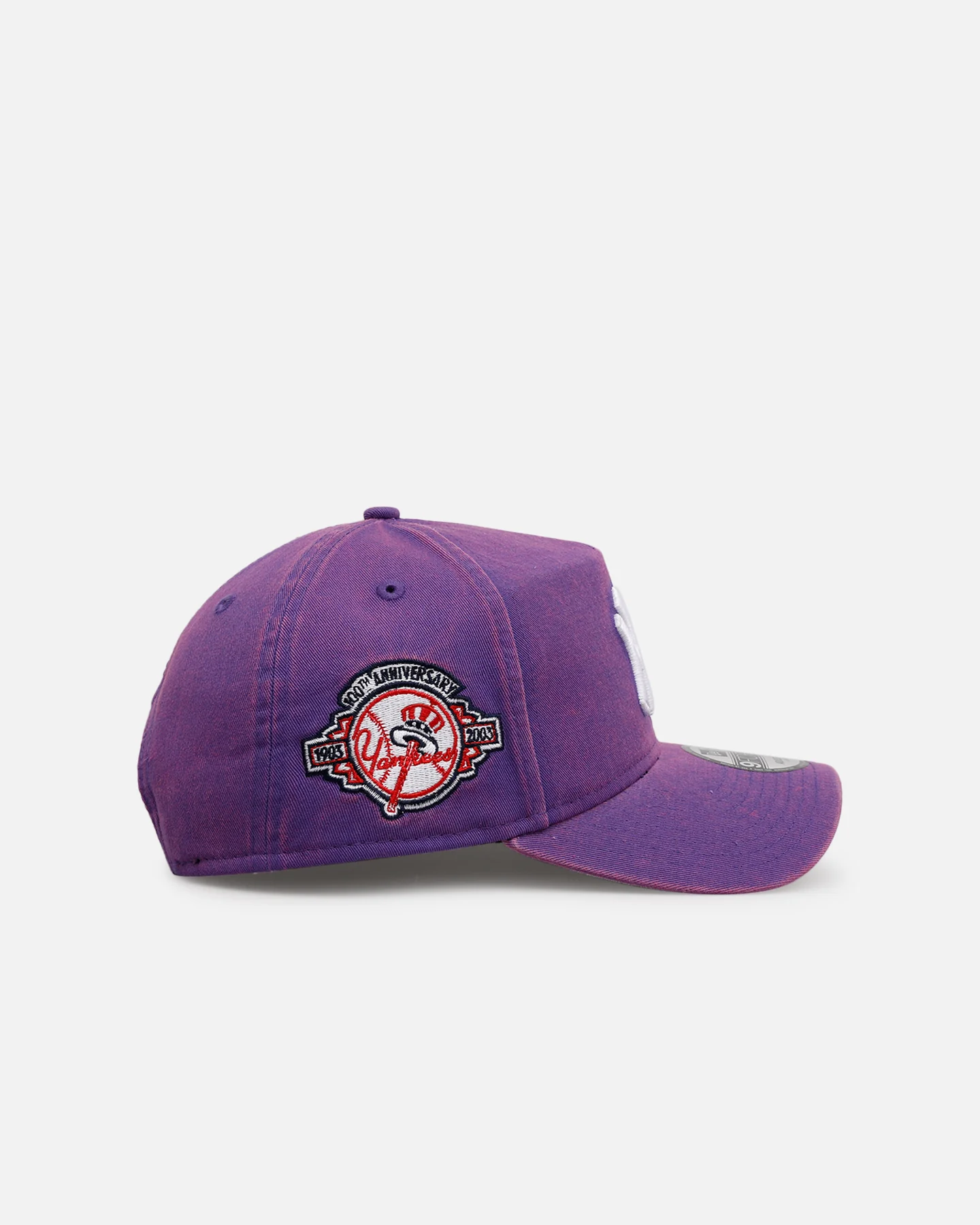 New Era New York Yankees 'Washed Purple' 9FORTY A-Frame Snapback Washed Purple - Image 3