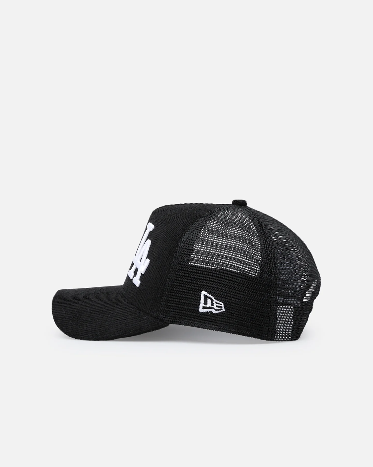 New Era New York Yankees X Los Angeles Dodgers 'Dual Logo' 9FORTY A-Frame Trucker Snapback Black - Image 5