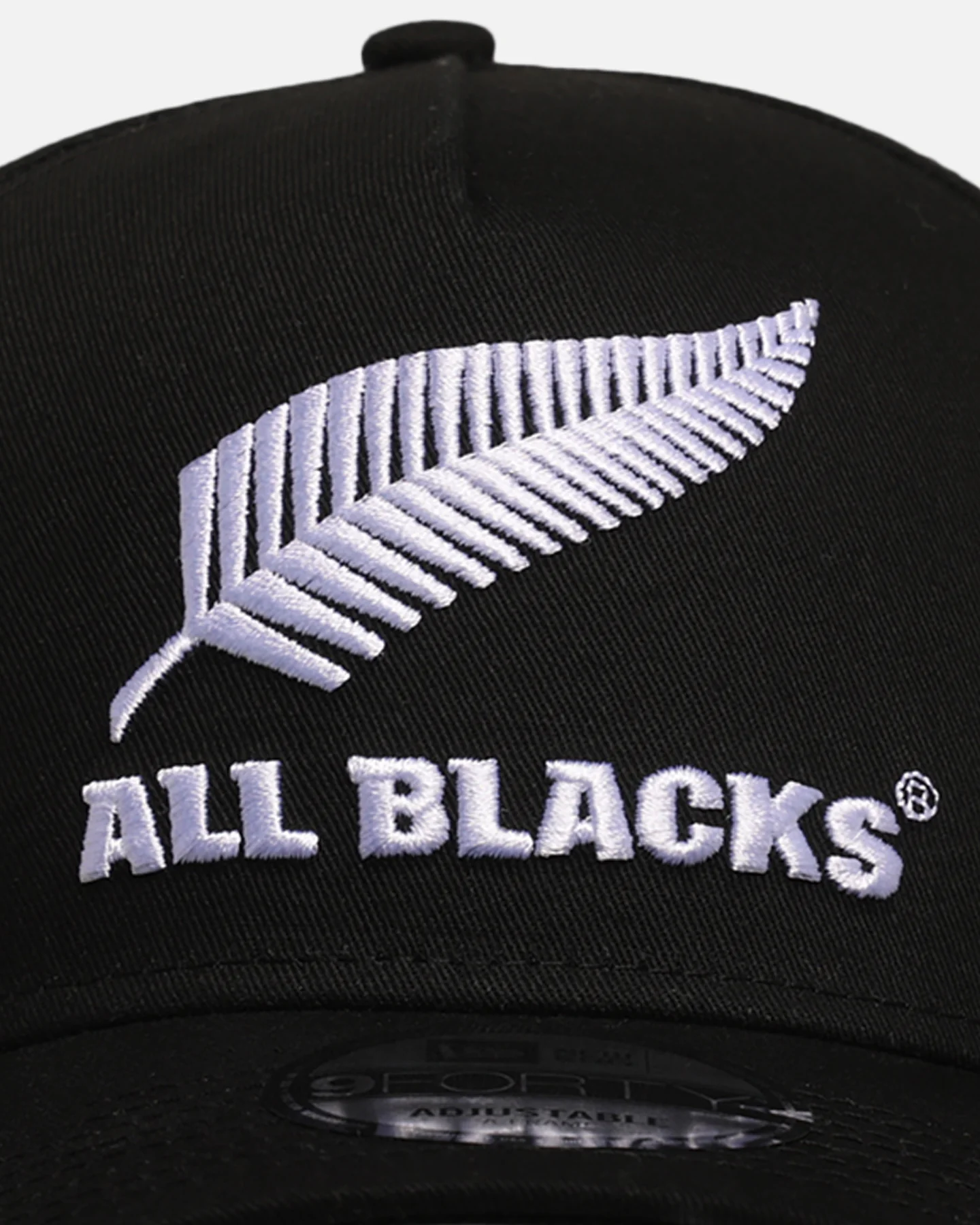 New Era New Zealand All Blacks 'All Blacks Collection' 9FORTY A-Frame Snapback Black/White - Image 5