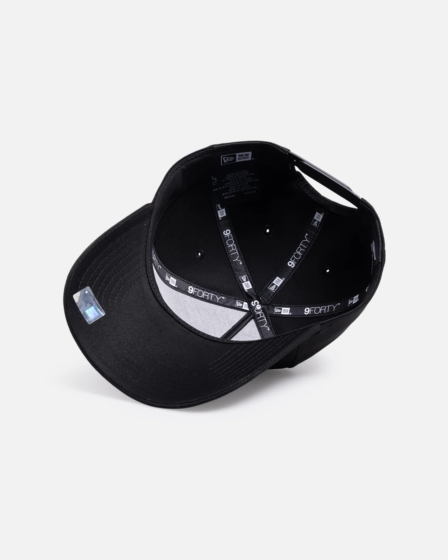 New Era New Zealand All Blacks 'TPU Badge' 9FORTY A-Frame Snapback Black - Image 6