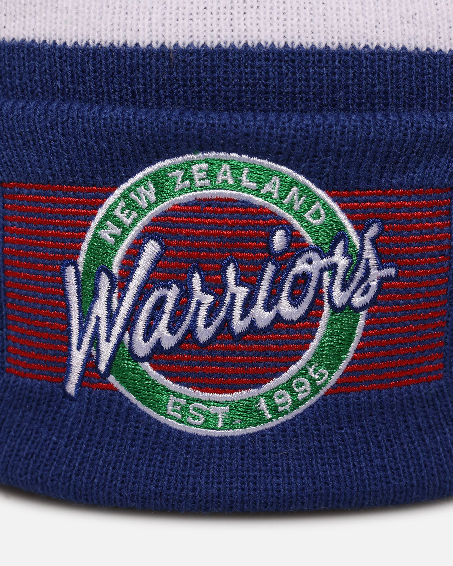 New Era New Zealand Warriors 'NRL 2025 Collection' Knitted Badged Beanie Official Team Colour - Image 5