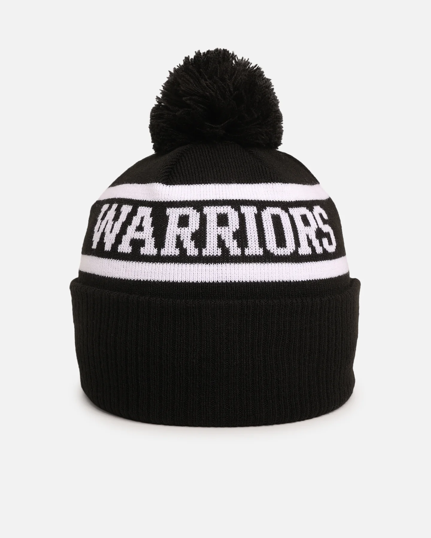 New Era New Zealand Warriors 'NRL Black White Beanies' Knitted Beanie Black - Image 3