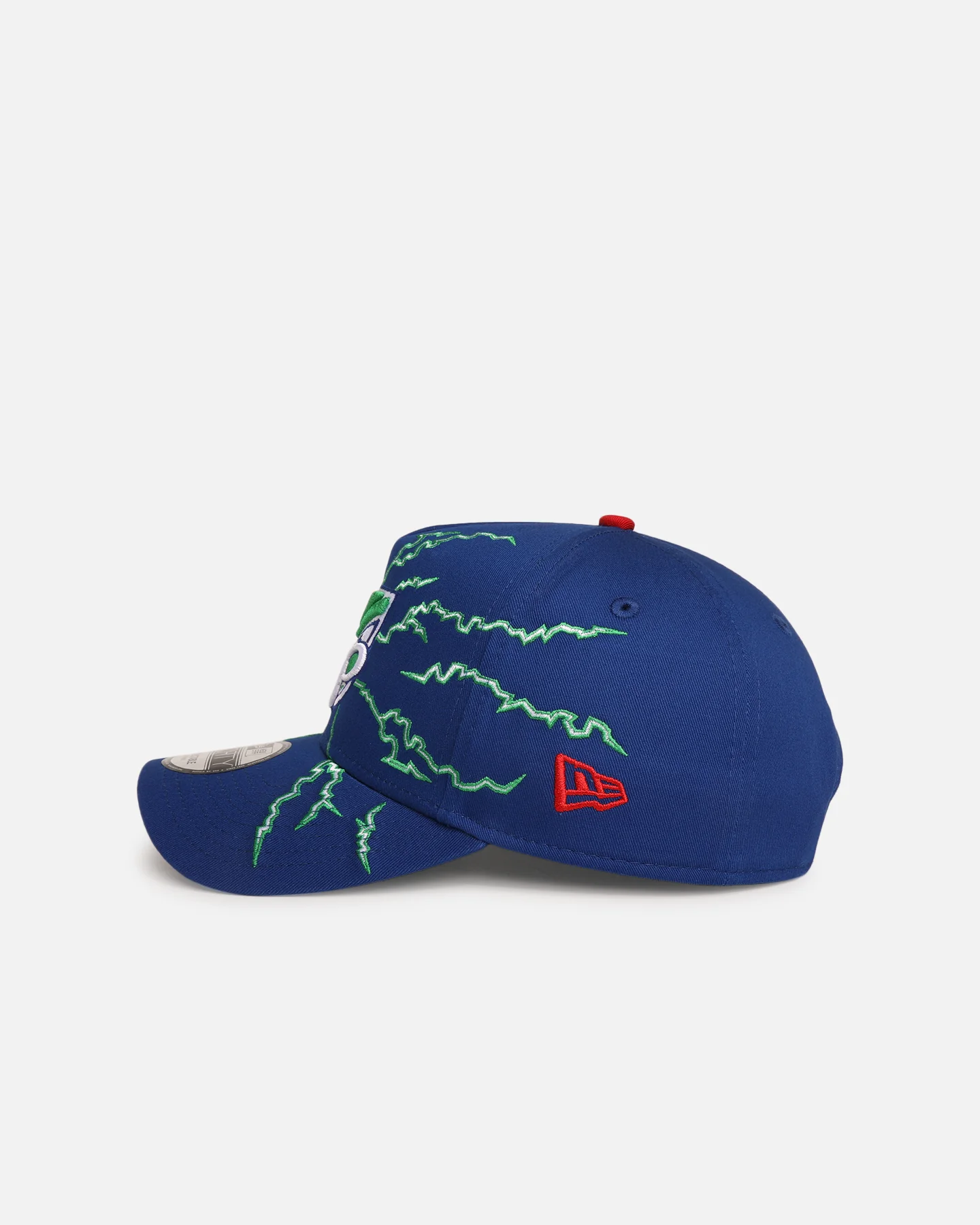 New Era New Zealand Warriors 'NRL Electric' 9FORTY A-Frame Snapback Official Team Colour - Image 4