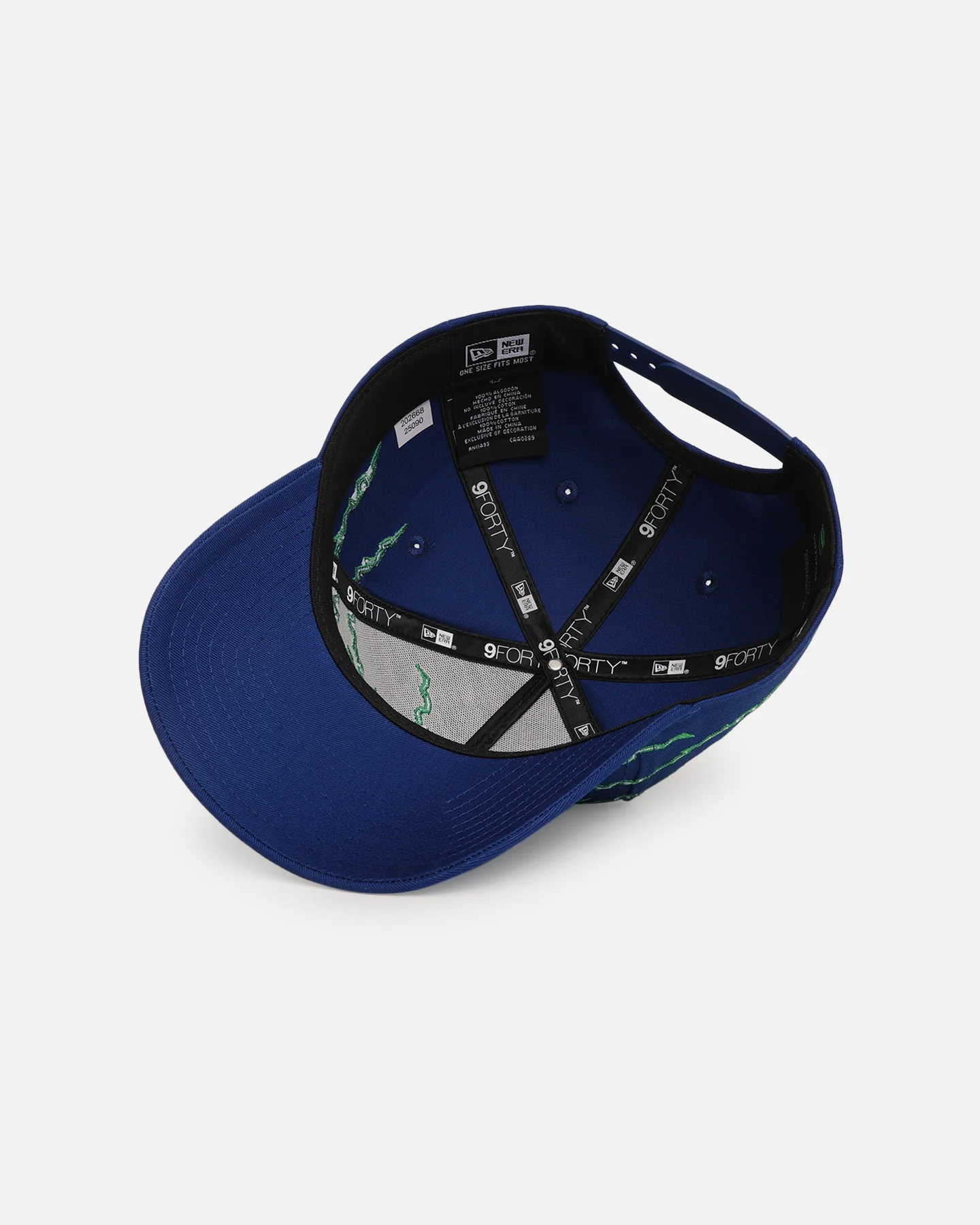 New Era New Zealand Warriors 'NRL Electric' 9FORTY A-Frame Snapback Official Team Colour - Image 6