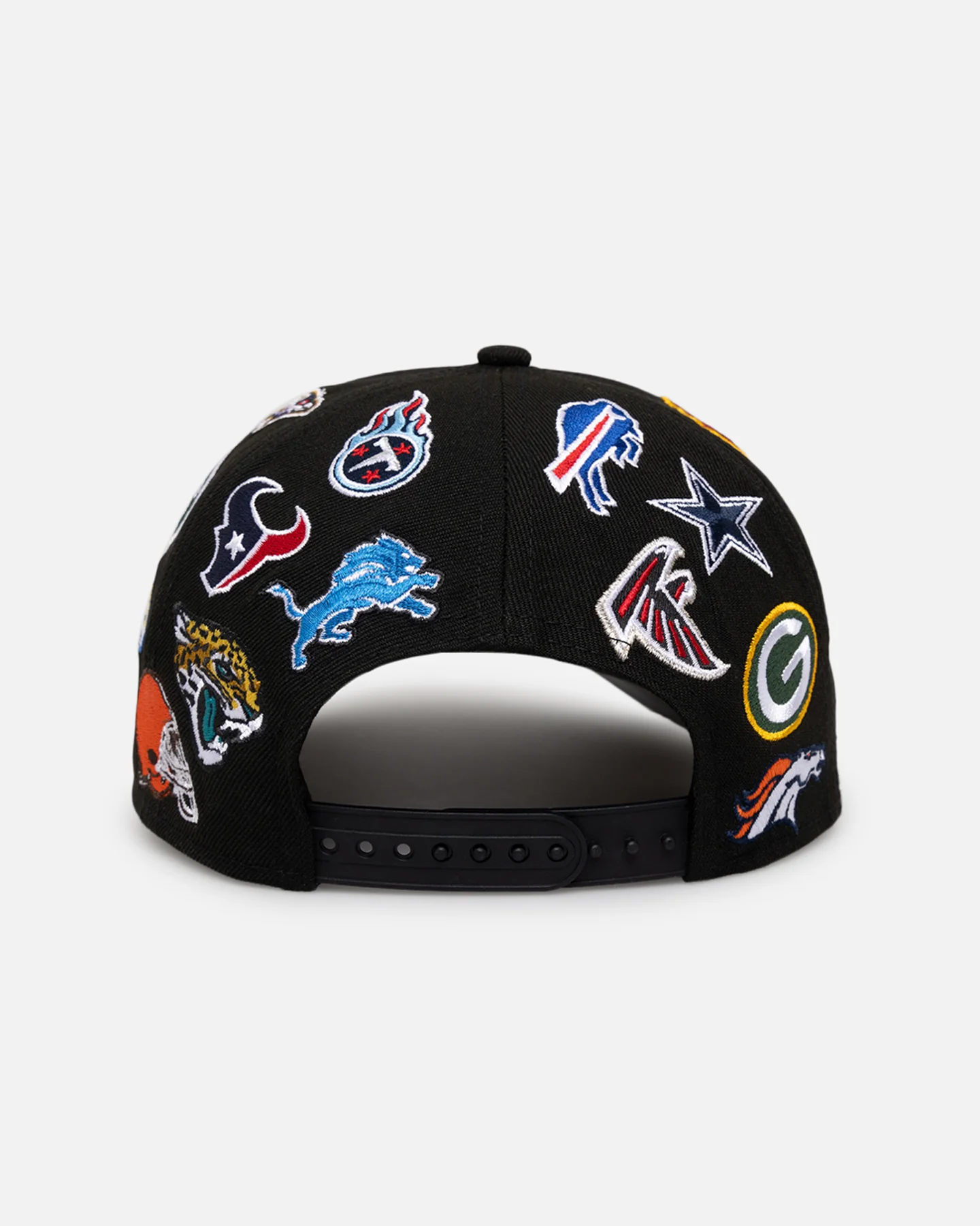 New Era NFL All Over 9FORTY A-Frame Snapback Black - Image 2