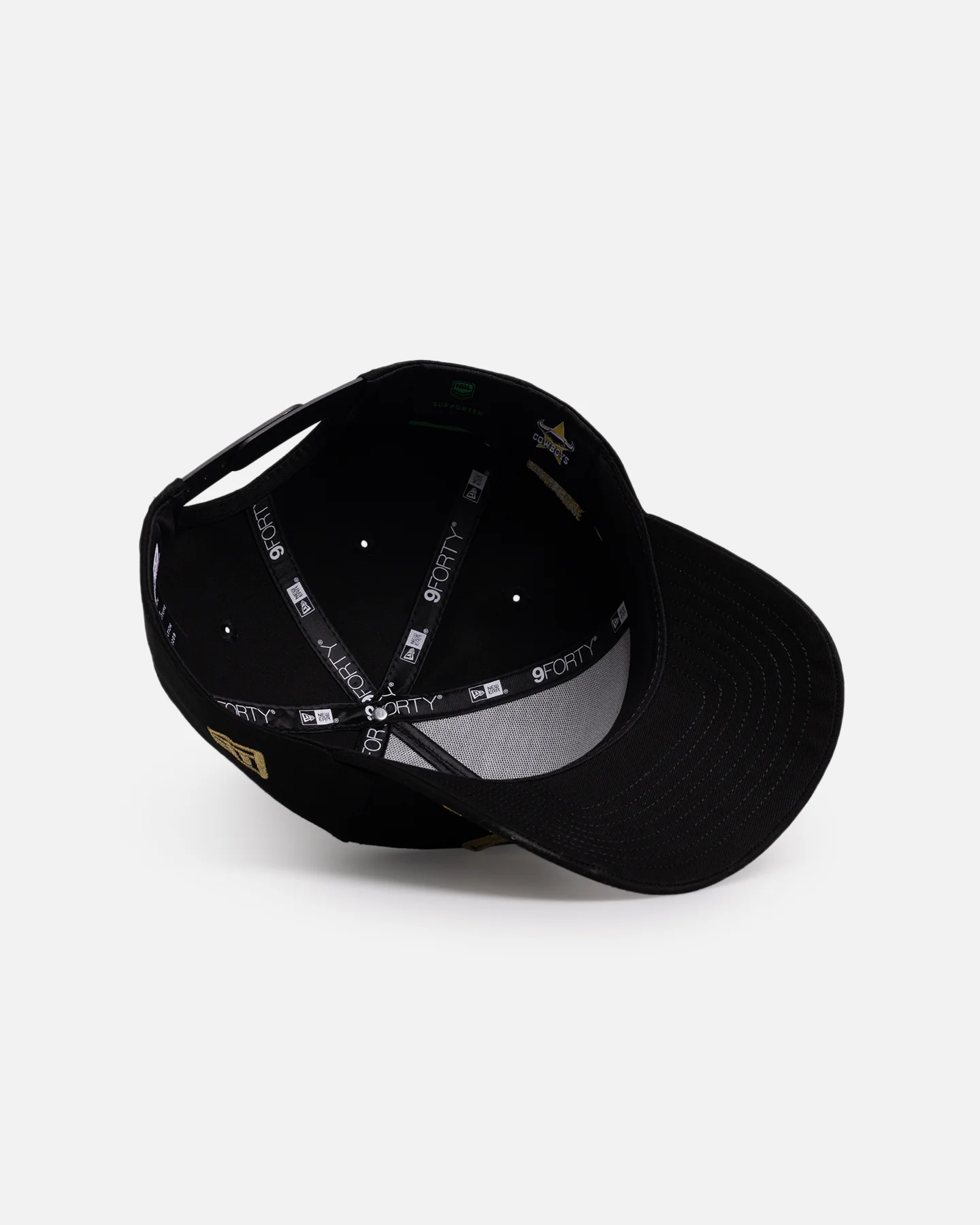 New Era North Queensland Cowboys 'NRL Vegas Round 2026' 9FORTY A-Frame Snapback Black/Gold - Image 6