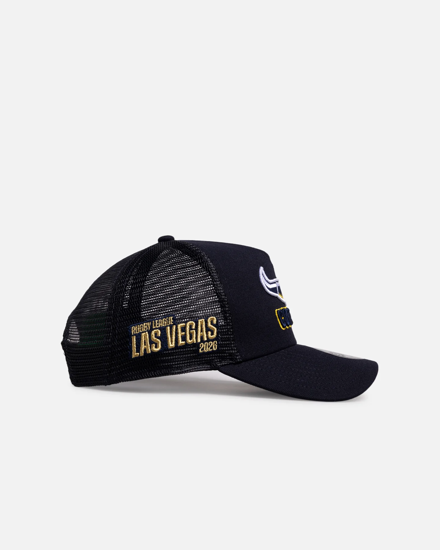New Era North Queensland Cowboys 'NRL Vegas Round 2026' 9FORTY A-Frame Trucker Snapback Official Team Colour - Image 3