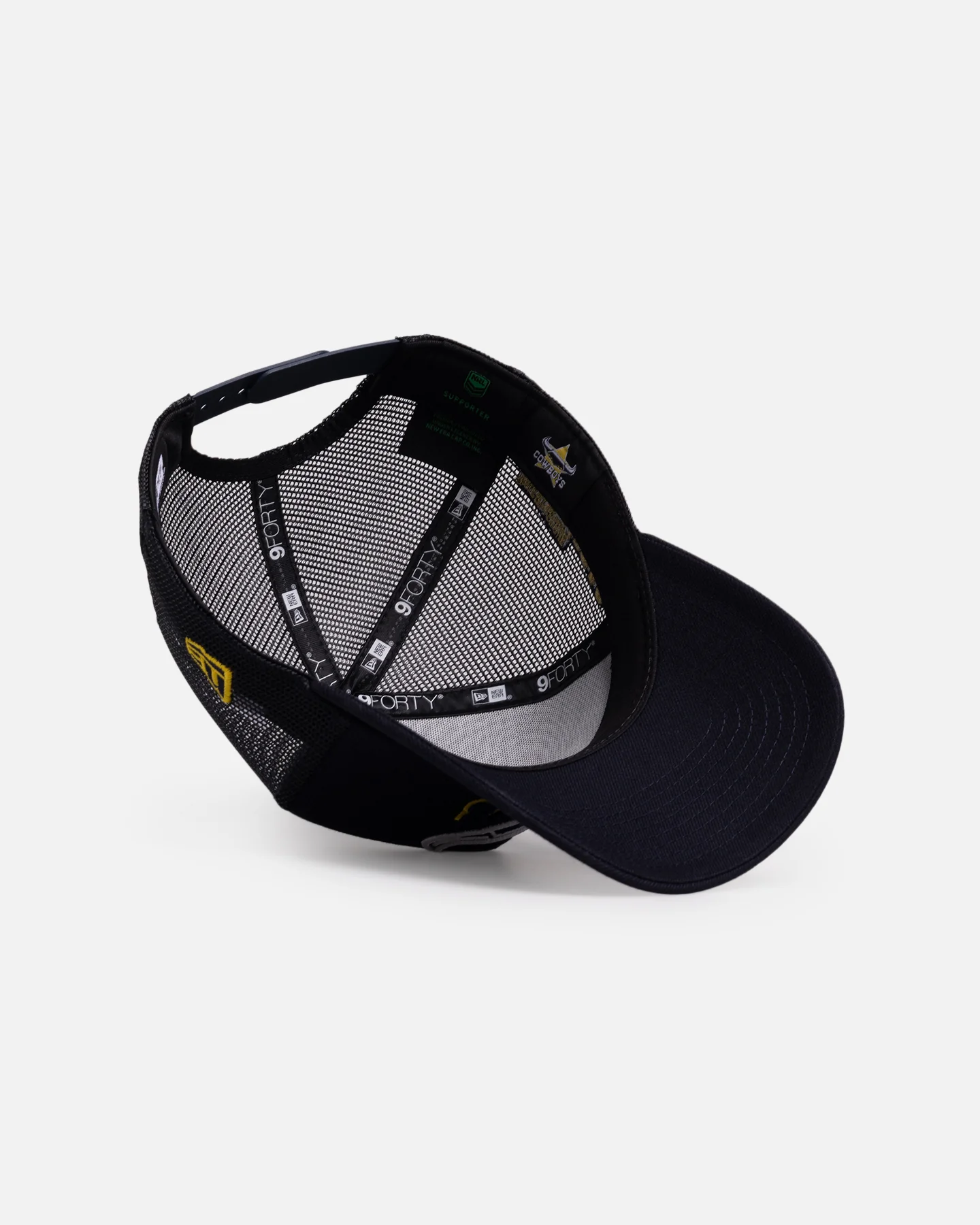 New Era North Queensland Cowboys 'NRL Vegas Round 2026' 9FORTY A-Frame Trucker Snapback Official Team Colour - Image 6