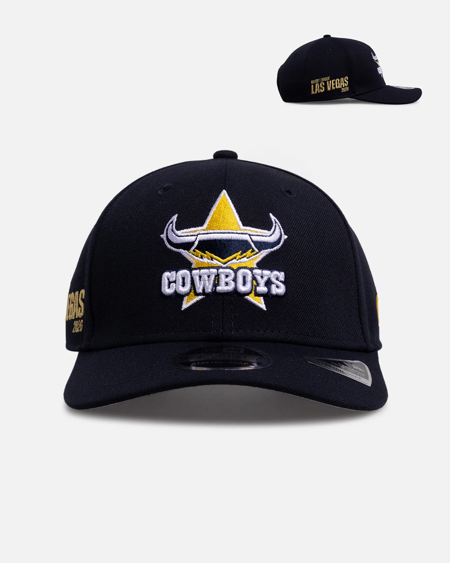 New Era North Queensland Cowboys 'NRL Vegas Round 2026' 9SEVENTY Stretch Snapback Official Team Colour