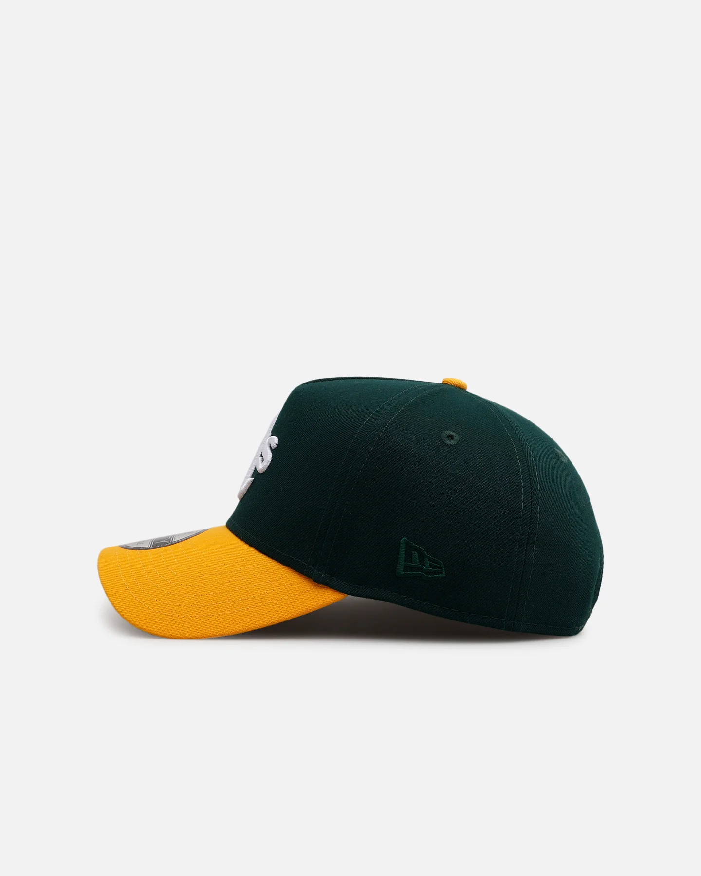 New Era Oakland Athletics 'Oakland Forever' 9FORTY A-Frame Snapback Green/Yellow - Image 4