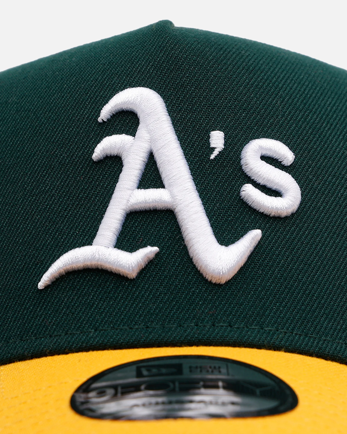 New Era Oakland Athletics 'Oakland Forever' 9FORTY A-Frame Snapback Green/Yellow - Image 5