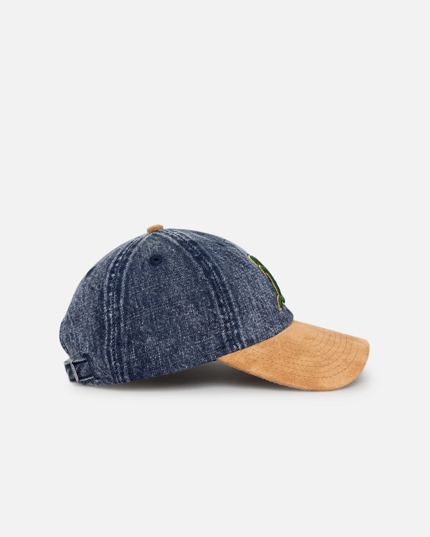 New Era Oakland Athletics 'Denim Shades' Casual Classic Strapback Denim/Wheat - Image 4