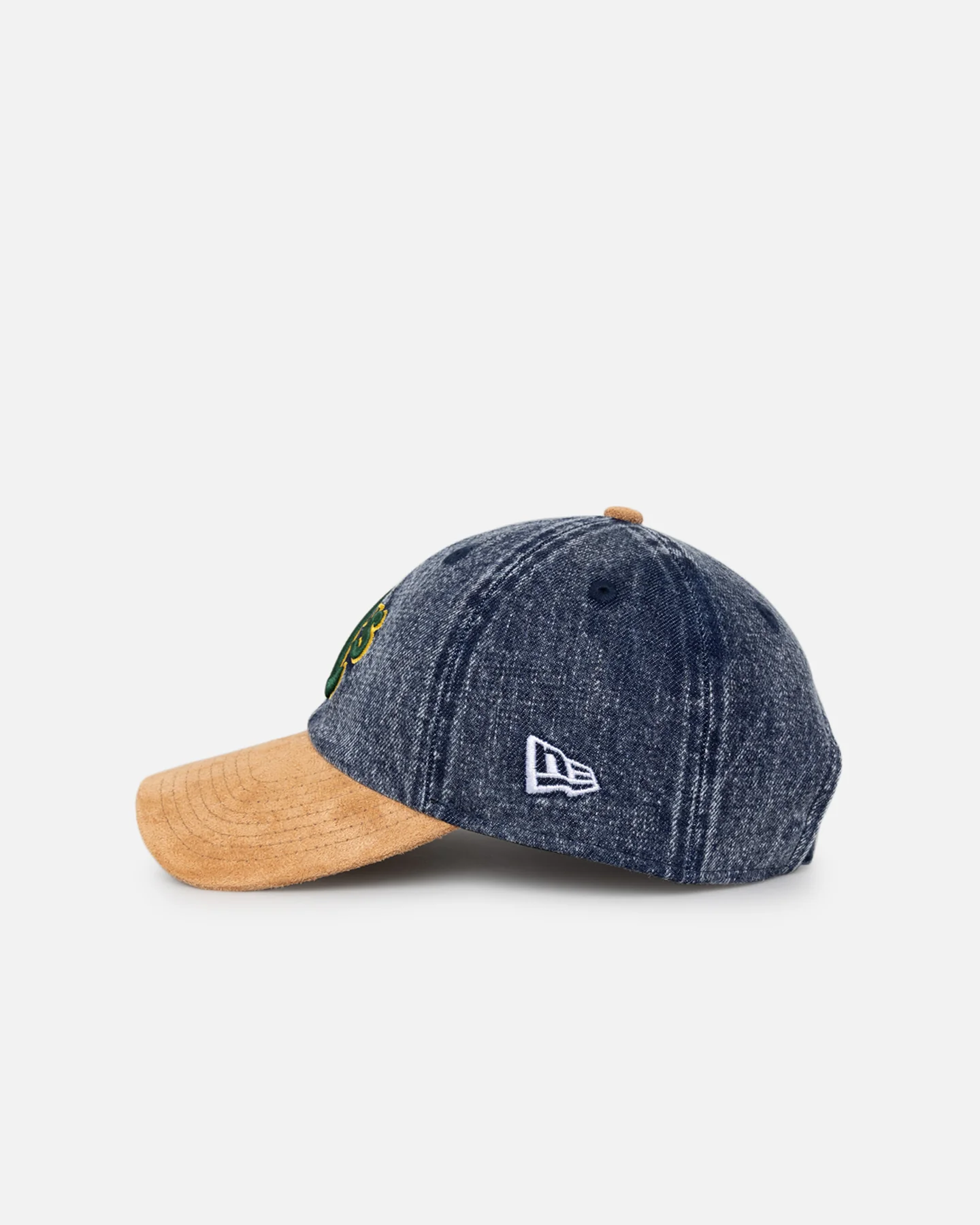 New Era Oakland Athletics 'Denim Shades' Casual Classic Strapback Denim/Wheat - Image 5