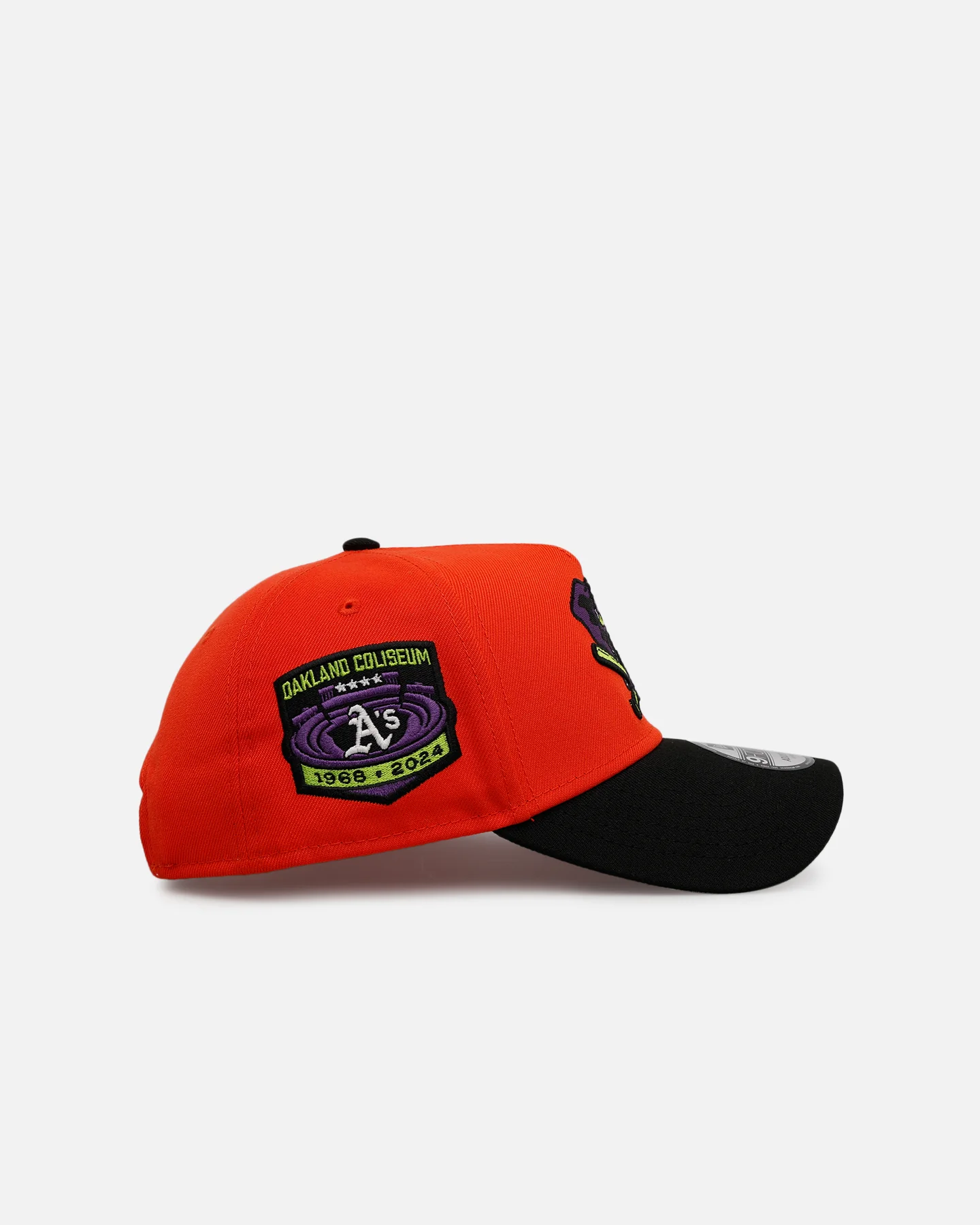 New Era Oakland Athletics 'Halloween' 9FORTY A-Frame Snapback Orange/Black - Image 3