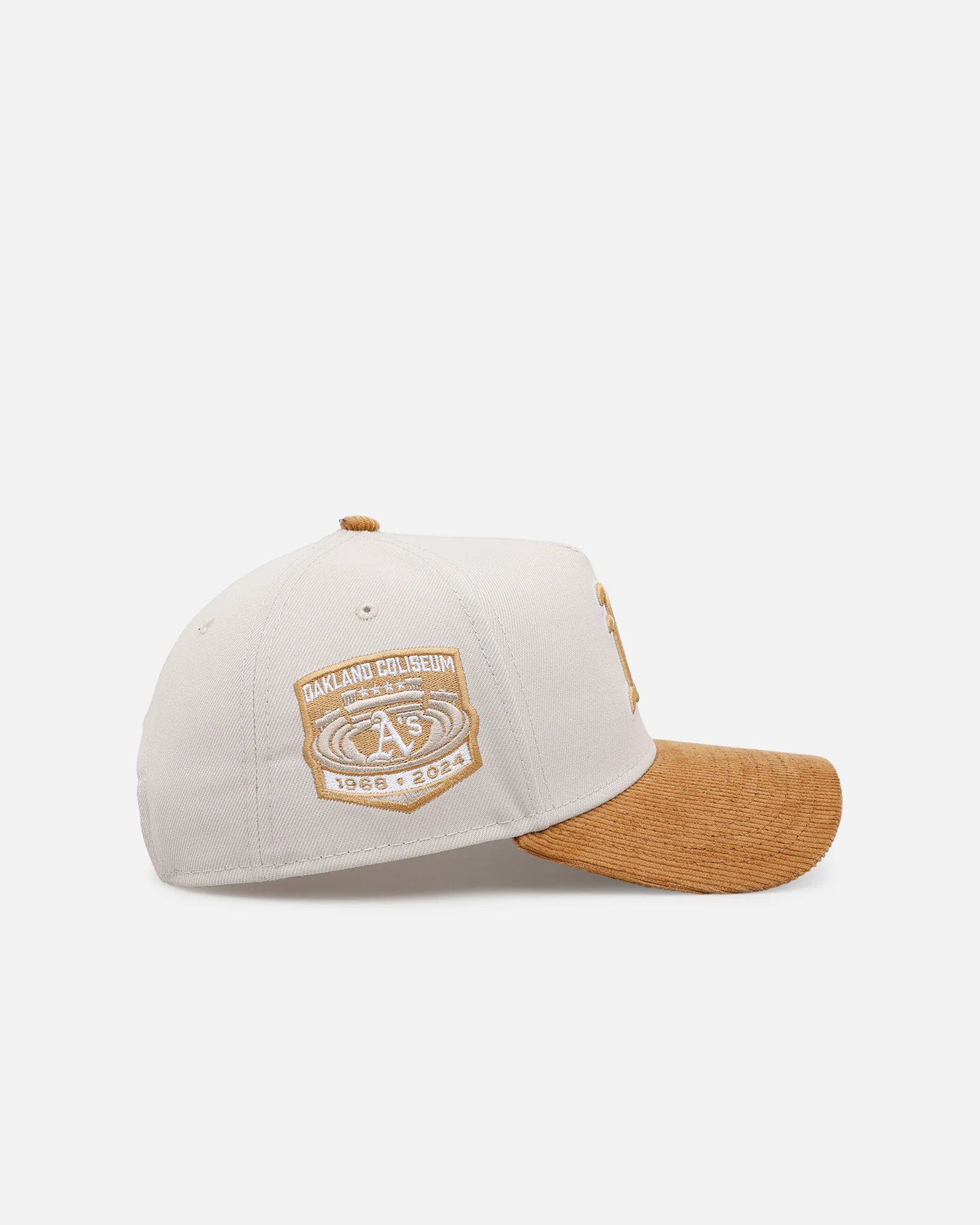 New Era Oakland Athletics 'Honey Pot' 9FORTY A-Frame Snapback Stone/Wheat - Image 4