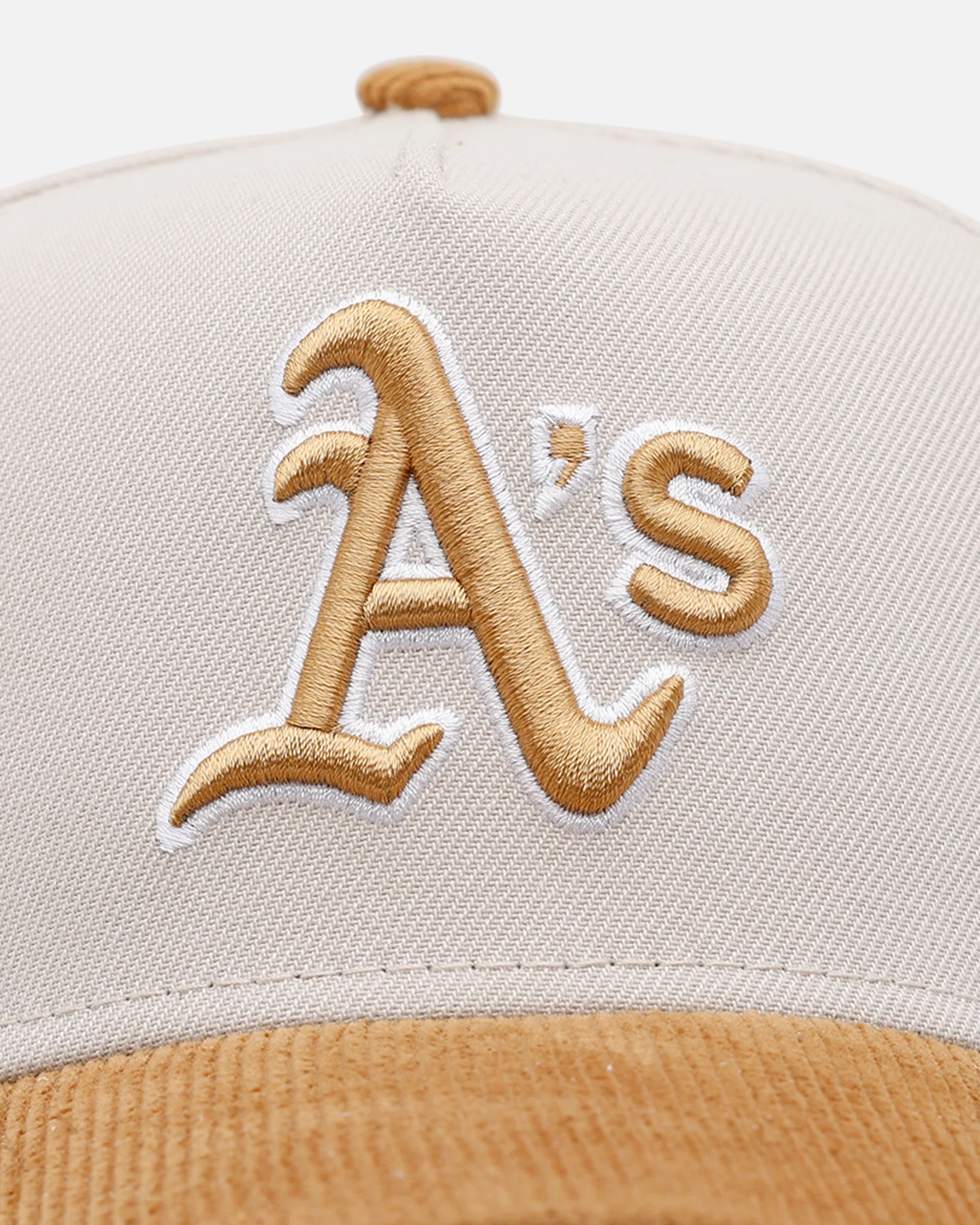 New Era Oakland Athletics 'Honey Pot' 9FORTY A-Frame Snapback Stone/Wheat - Image 6