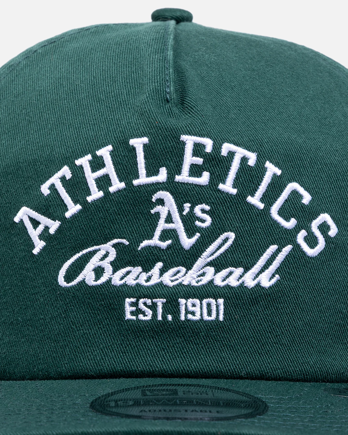 New Era Oakland Athletics 'MLB Stacked Logo' 19TWENTY Snapback Dark Green - Image 5