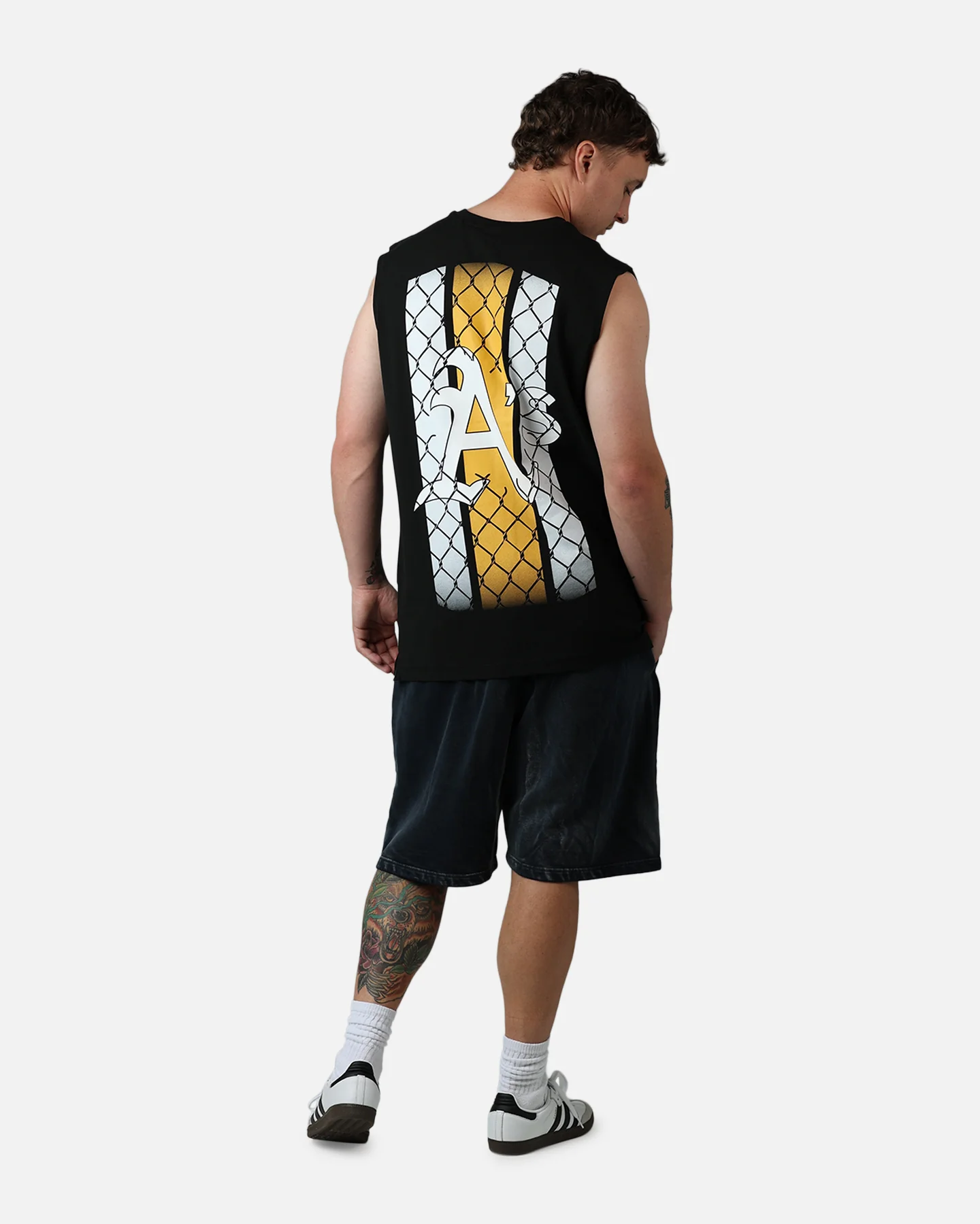 New Era Oakland Athletics Muscle T-Shirt Black - Image 6