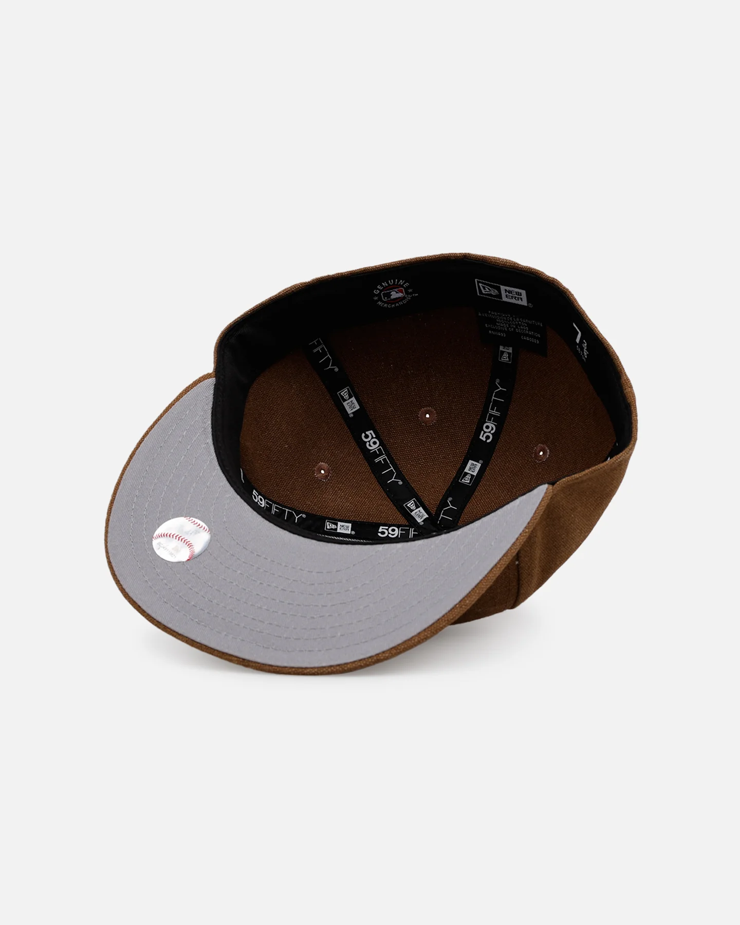 New Era Oakland Athletics 'Scribble' 59FIFTY Fitted Brown - Image 6