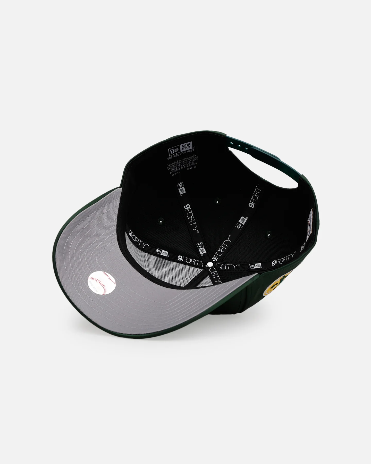 New Era Oakland Athletics 'Team Color Satin' 9FORTY A-Frame Snapback Official Team Color - Image 7