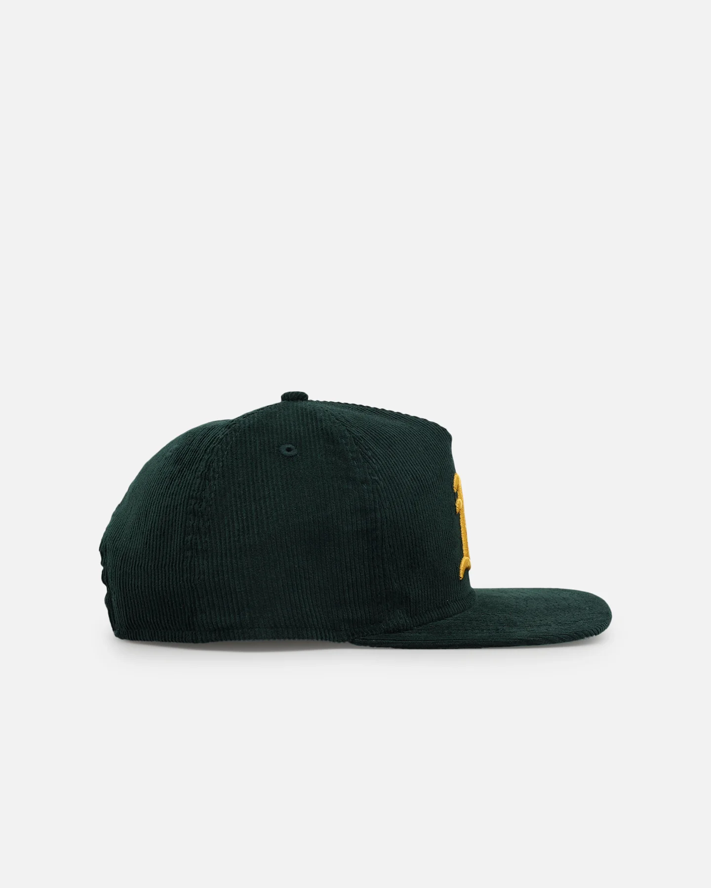 New Era Oakland Athletics 'Throwback Cord Golfers' Corduroy Golfer Snapback Green - Image 4