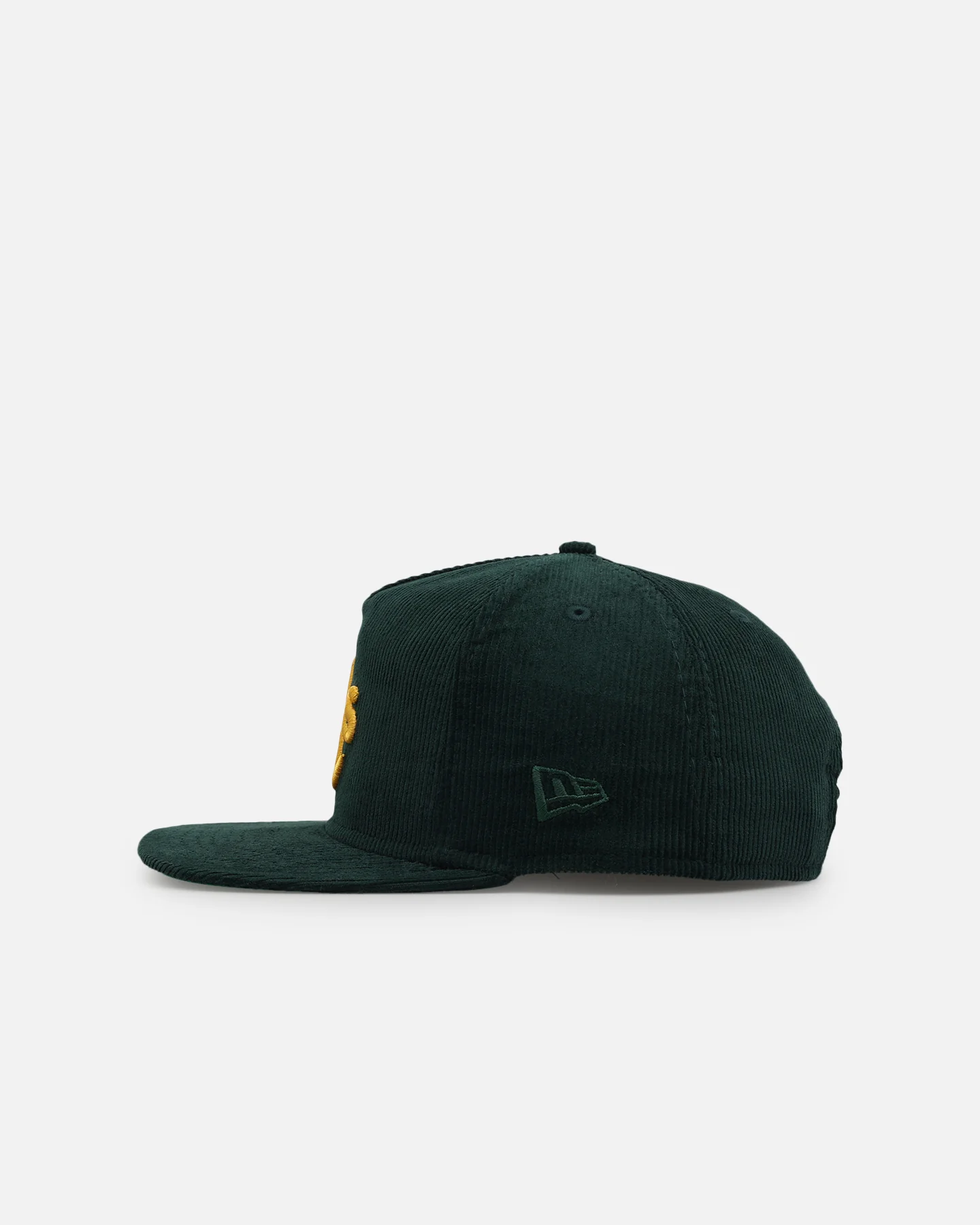 New Era Oakland Athletics 'Throwback Cord Golfers' Corduroy Golfer Snapback Green - Image 5