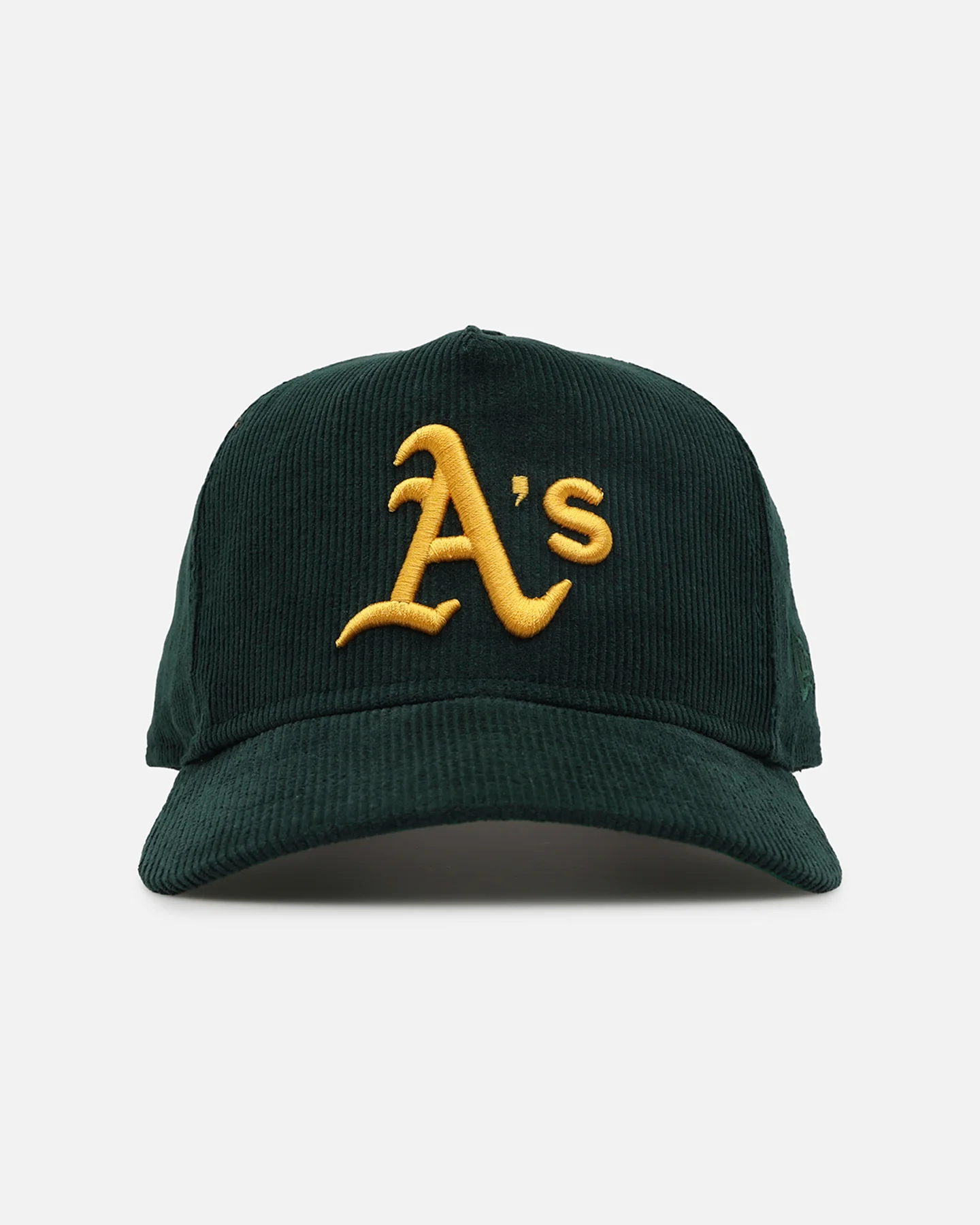 New Era Oakland Athletics 'Throwback Cord Golfers' Corduroy Golfer Snapback Green - Image 8