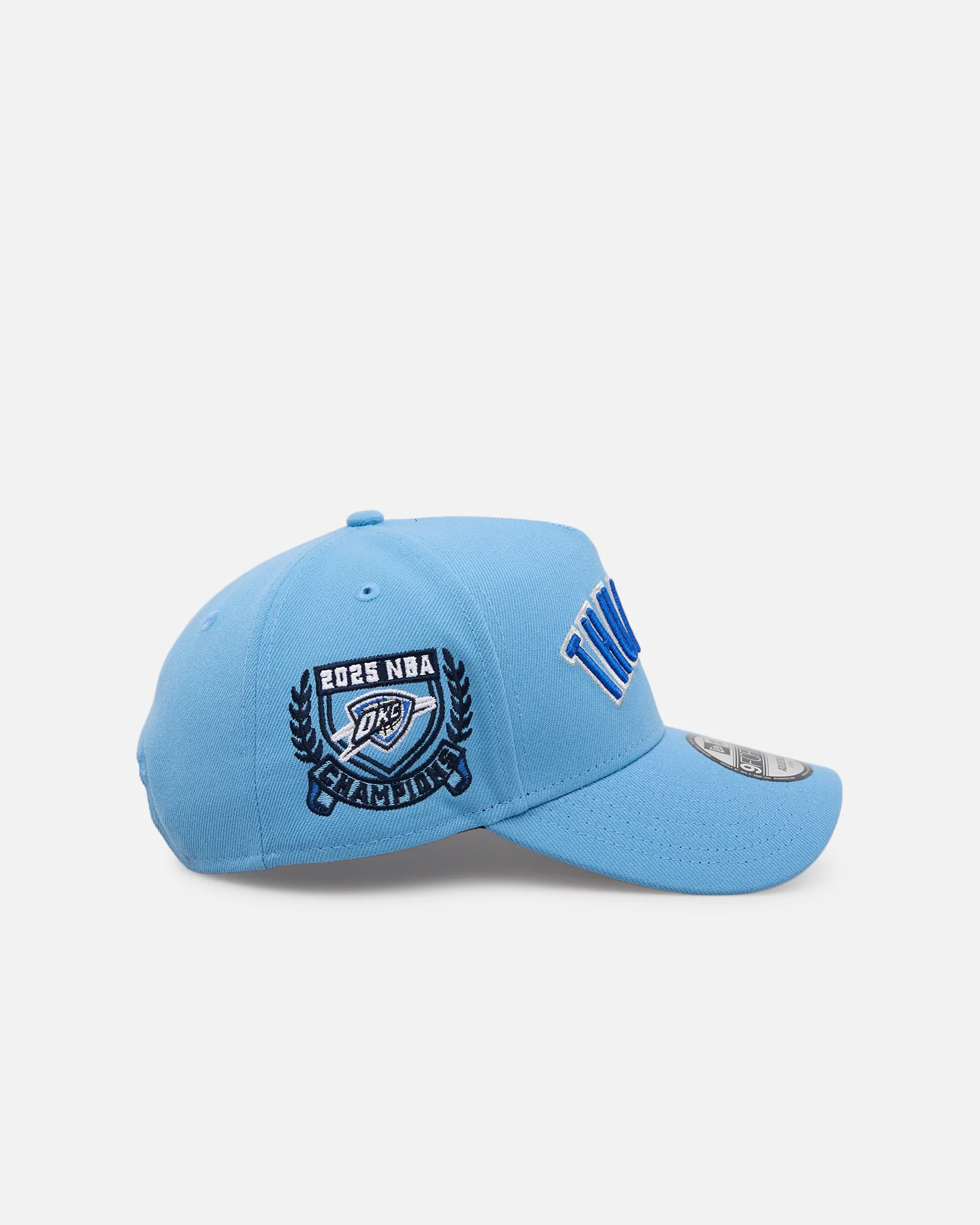 New Era Oklahoma City Thunder 'Black Sky Blue' 9FORTY A-Frame Snapback Sky Blue - Image 3