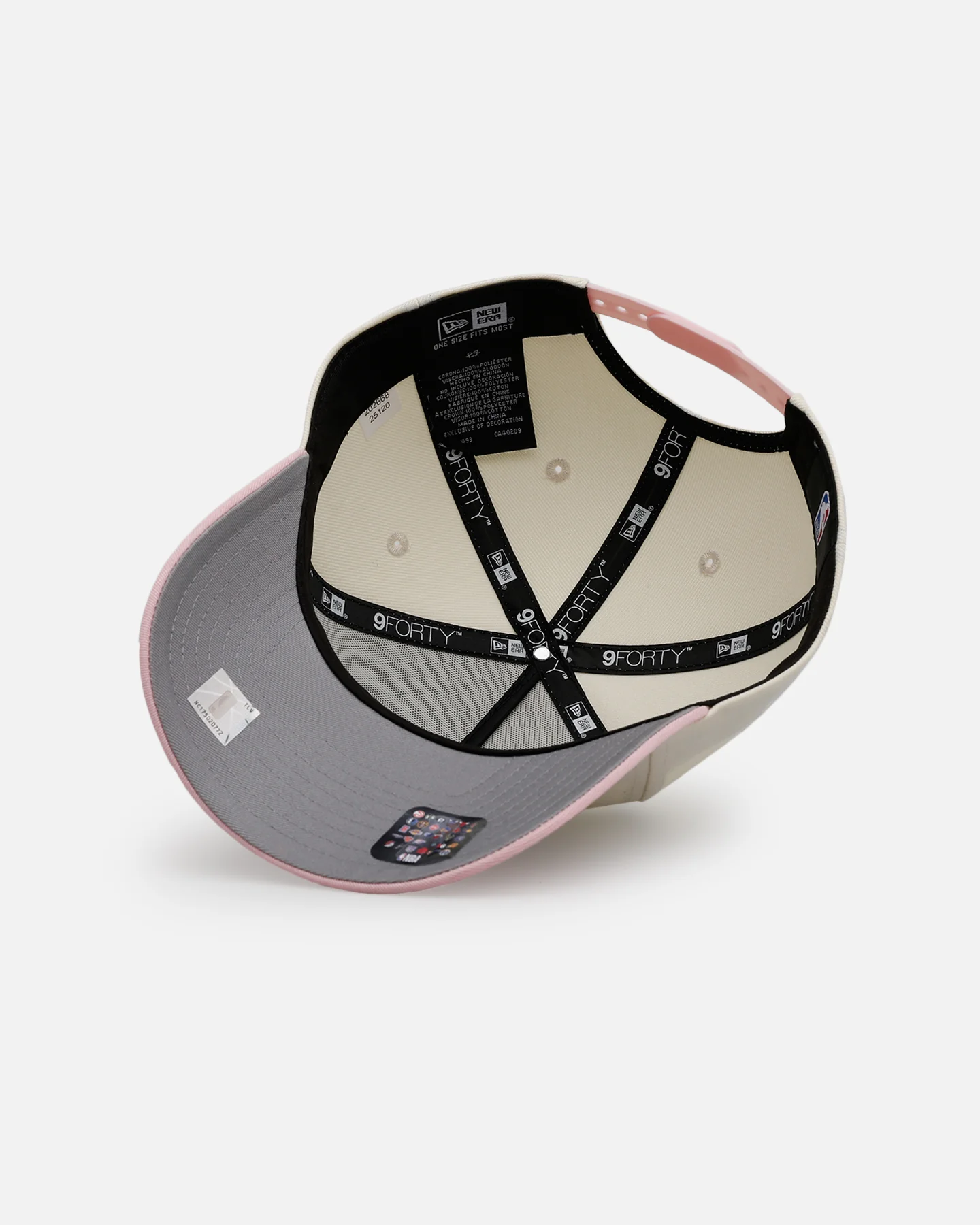New Era Oklahoma City Thunder 'Pink Lemonade' 9FORTY A-Frame Snapback Pink/Yellow - Image 6