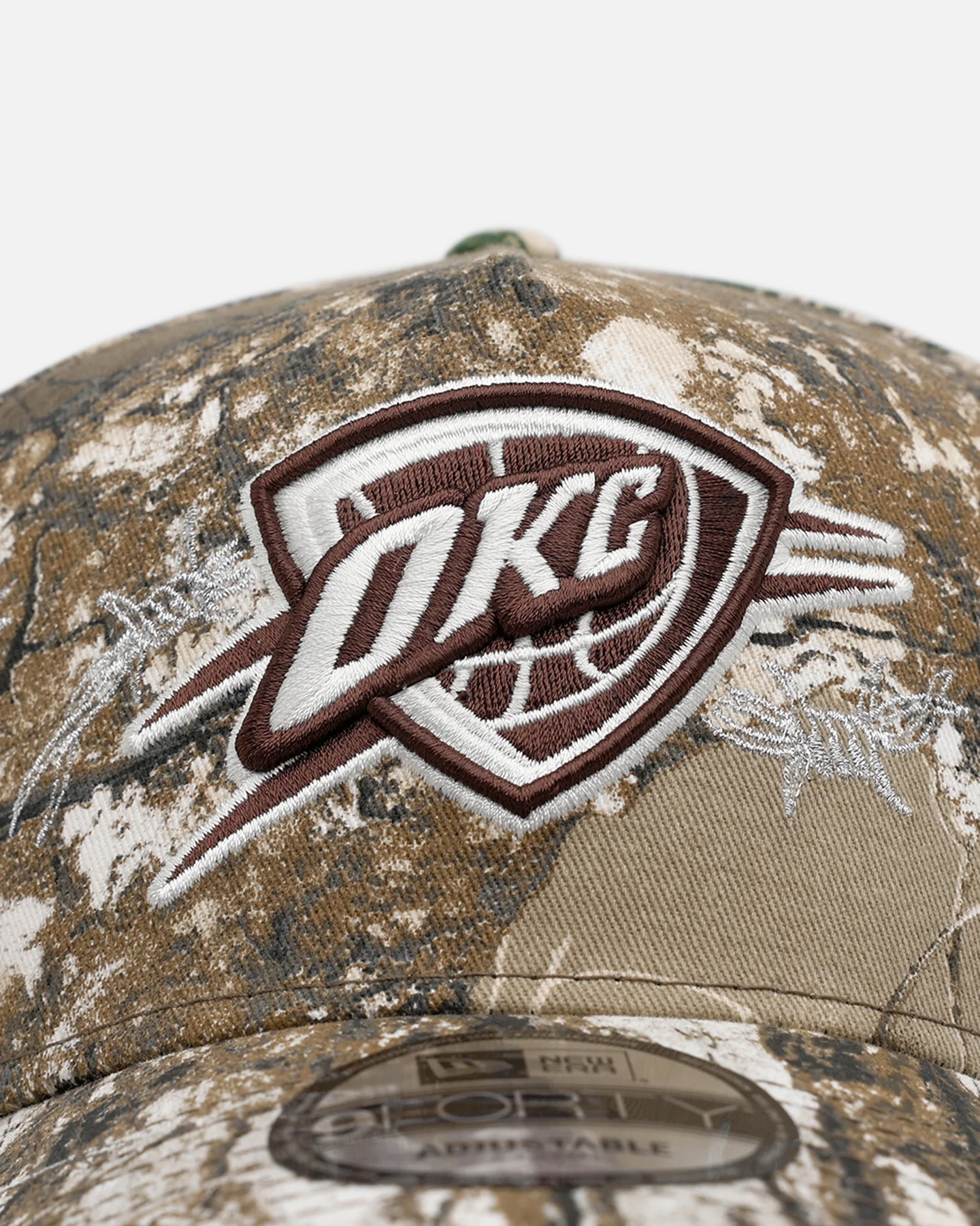 New Era Oklahoma City Thunder 'Realtree Grit 3.0' 9FORTY A-Frame Snapback Realtree Edge - Image 5