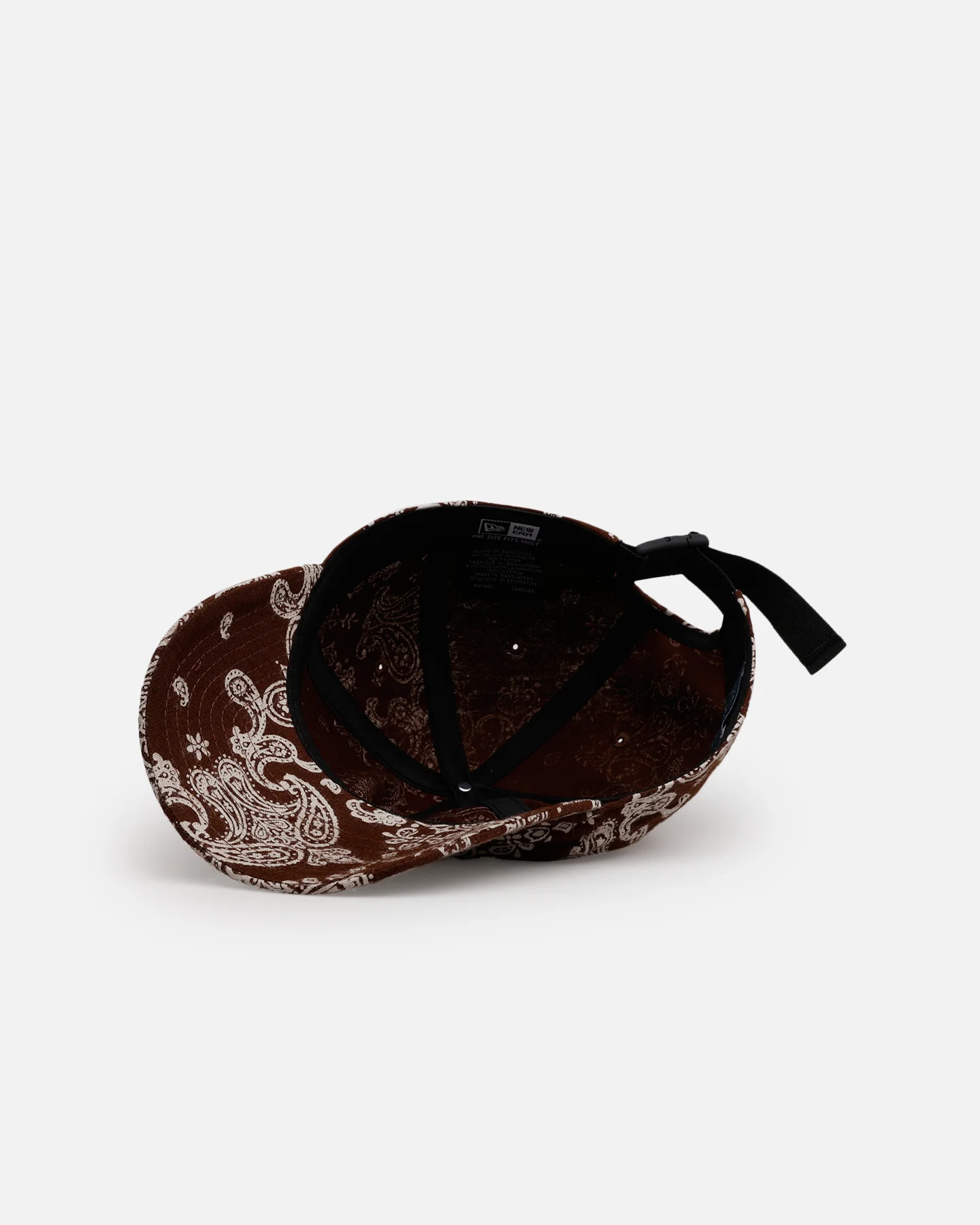 New Era Paisley 'Three Looms' 9TWENTY A-Frame Strapback Brown - Image 6
