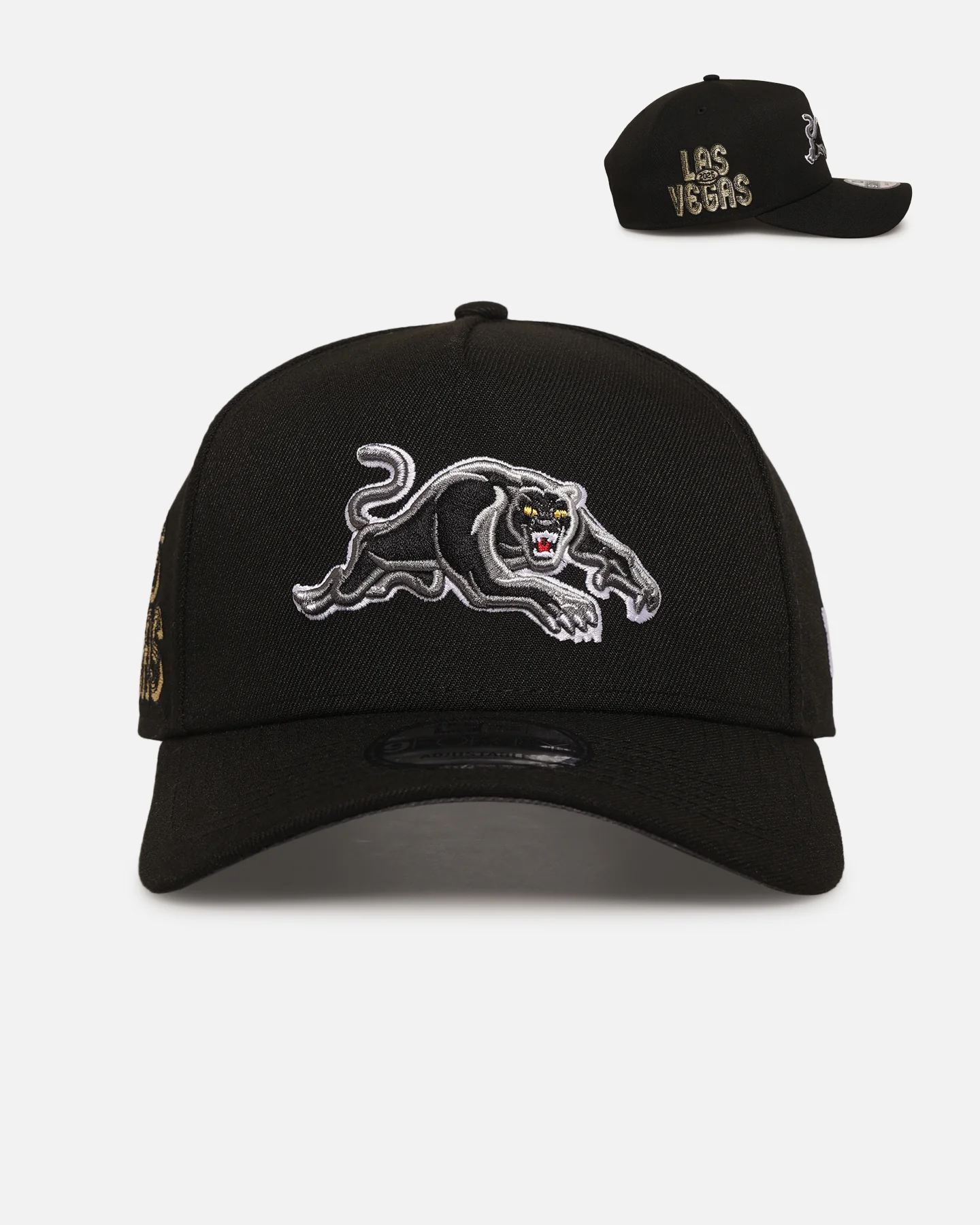 New Era Penrith Panthers '2025 NRL Vegas Round' 9FORTY A-Frame Snapback Official Team Colour
