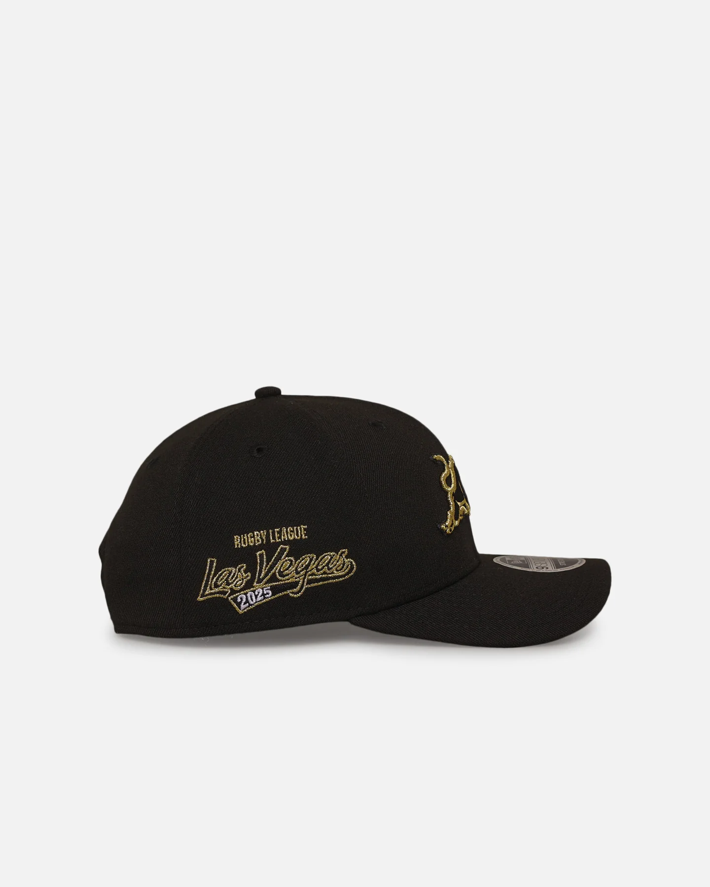 New Era Penrith Panthers '2025 NRL Vegas Round' 9SEVENTY Stretch Snapback Black/Gold - Image 3