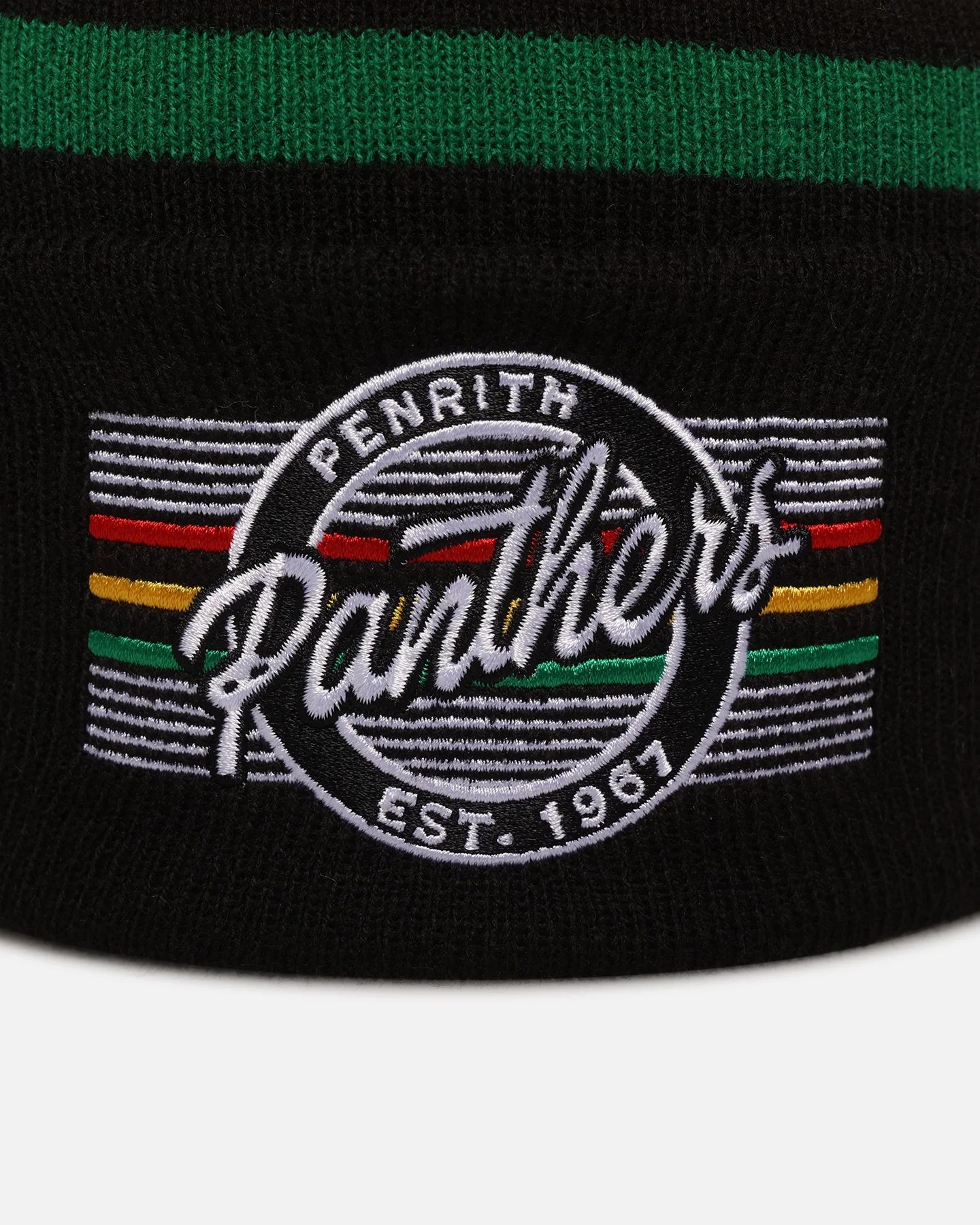 New Era Penrith Panthers 'NRL 2025 Collection' Knitted Badged Beanie Official Team Colour - Image 5