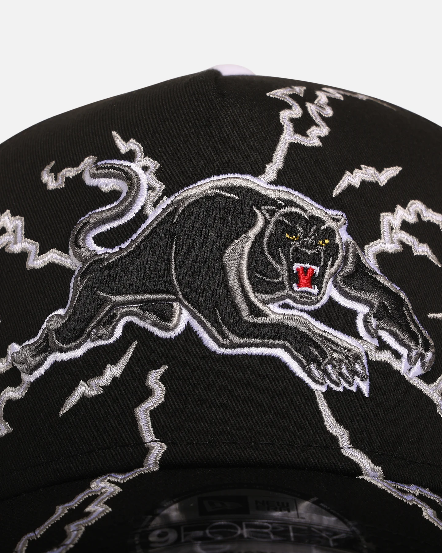 New Era Penrith Panthers 'NRL Electric' 9FORTY A-Frame Snapback Official Team Colour - Image 5