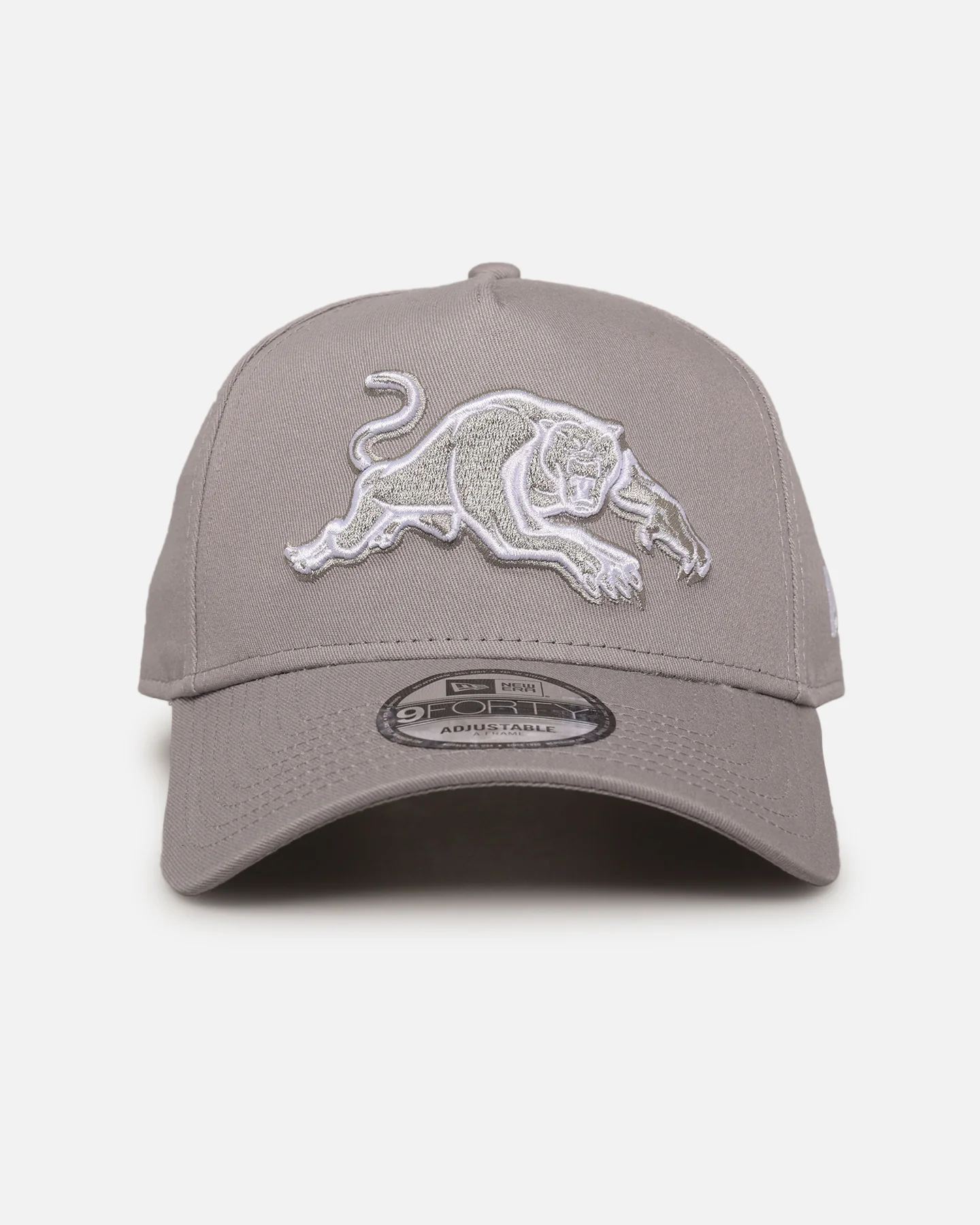 New Era Penrith Panthers 'NRL Grey & White' 9FORTY A-Frame Snapback Gray