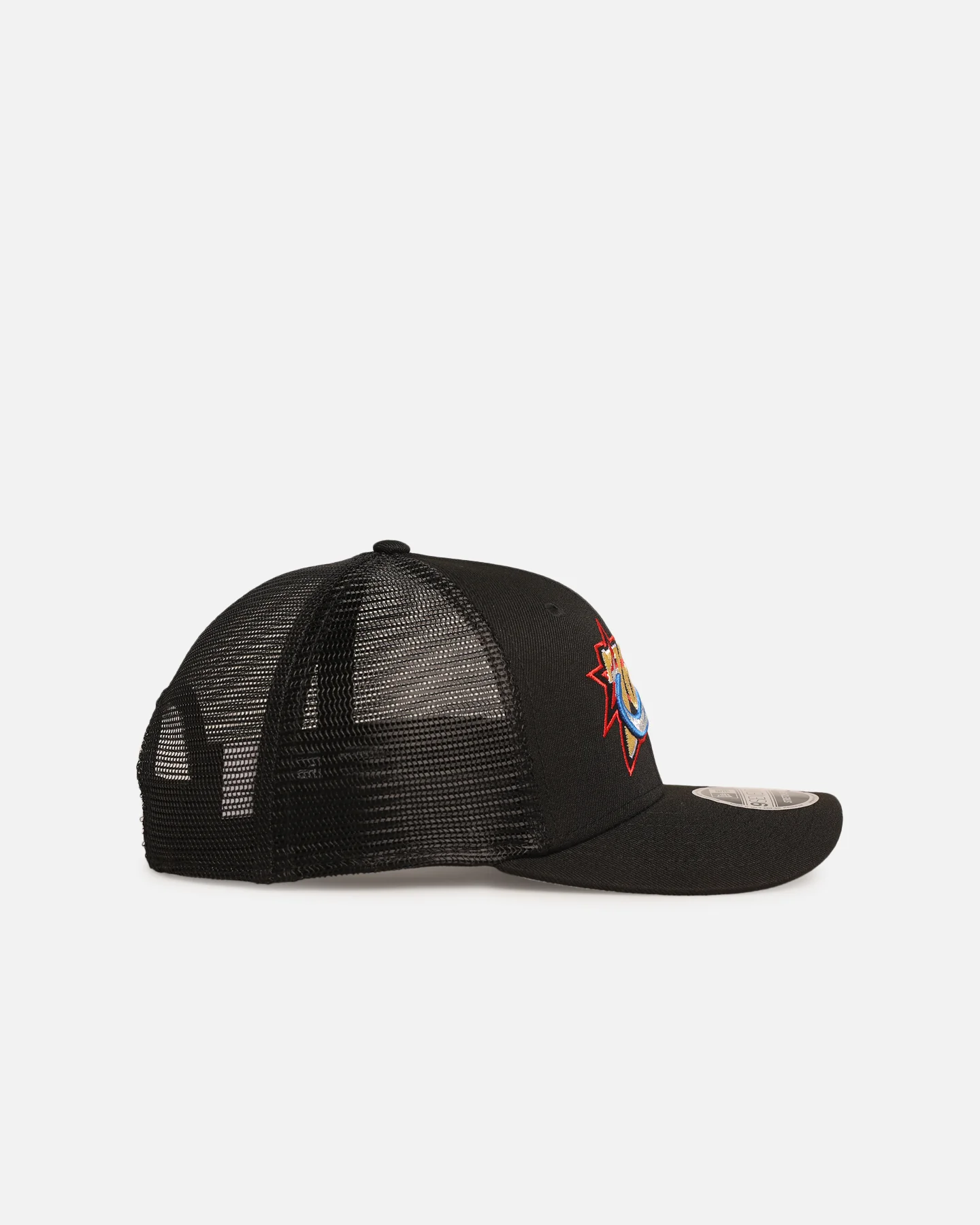 New Era Philadelphia 76ers 'HWC' 9SEVENTY Trucker Stretch Snapback Black - Image 3