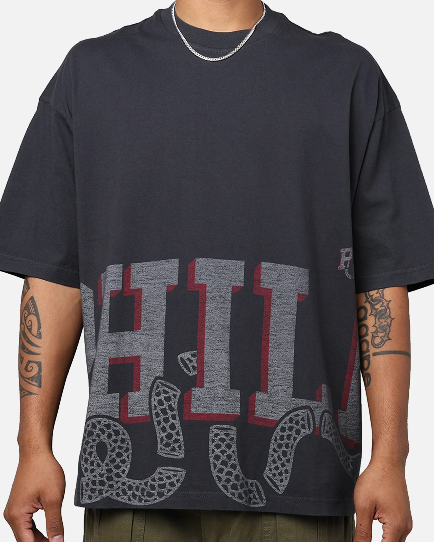 New Era Philadelphia 76ers Oversized T-Shirt Black - Image 4