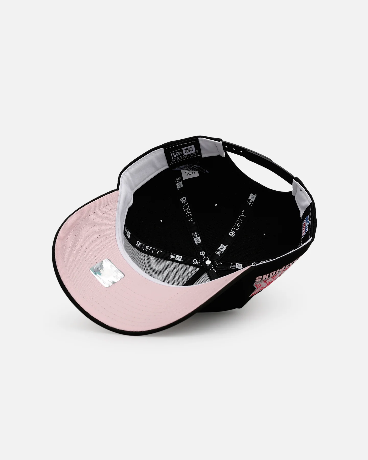 New Era Philadelphia Eagles 'Black And Pink' 9FORTY A-Frame Snapback Black/Pink - Image 6