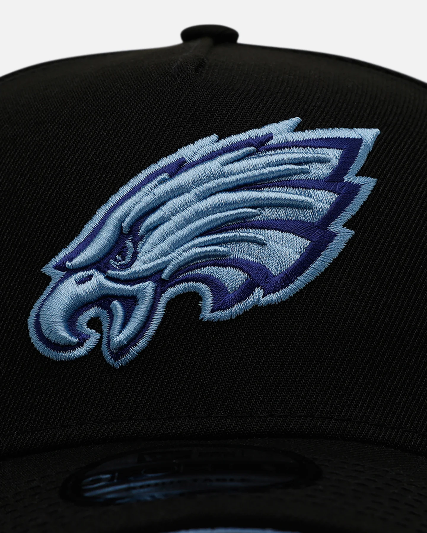 New Era Philadelphia Eagles 'Black And Sky Blue' 9FORTY A-Frame Snapback Black/Sky Blue - Image 5