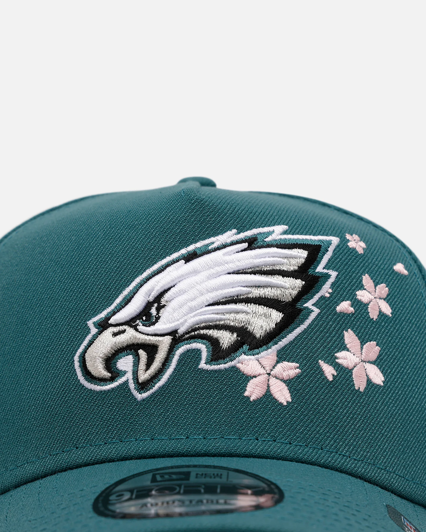 New Era Philadelphia Eagles 'Cherry Blossoms' 9FORTY A-Frame Snapback Official Team Color - Image 5