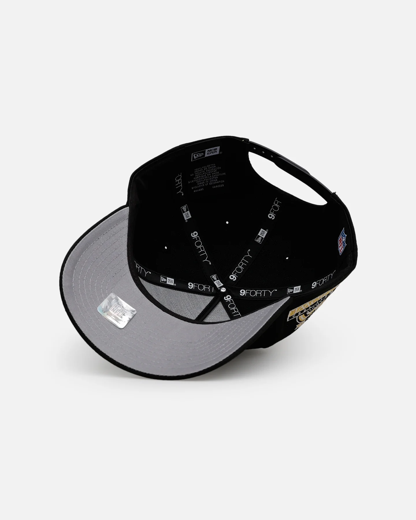 New Era Philadelphia Eagles 'New Year's Eve' 9FORTY A-Frame Snapback Gold/Silver - Image 6