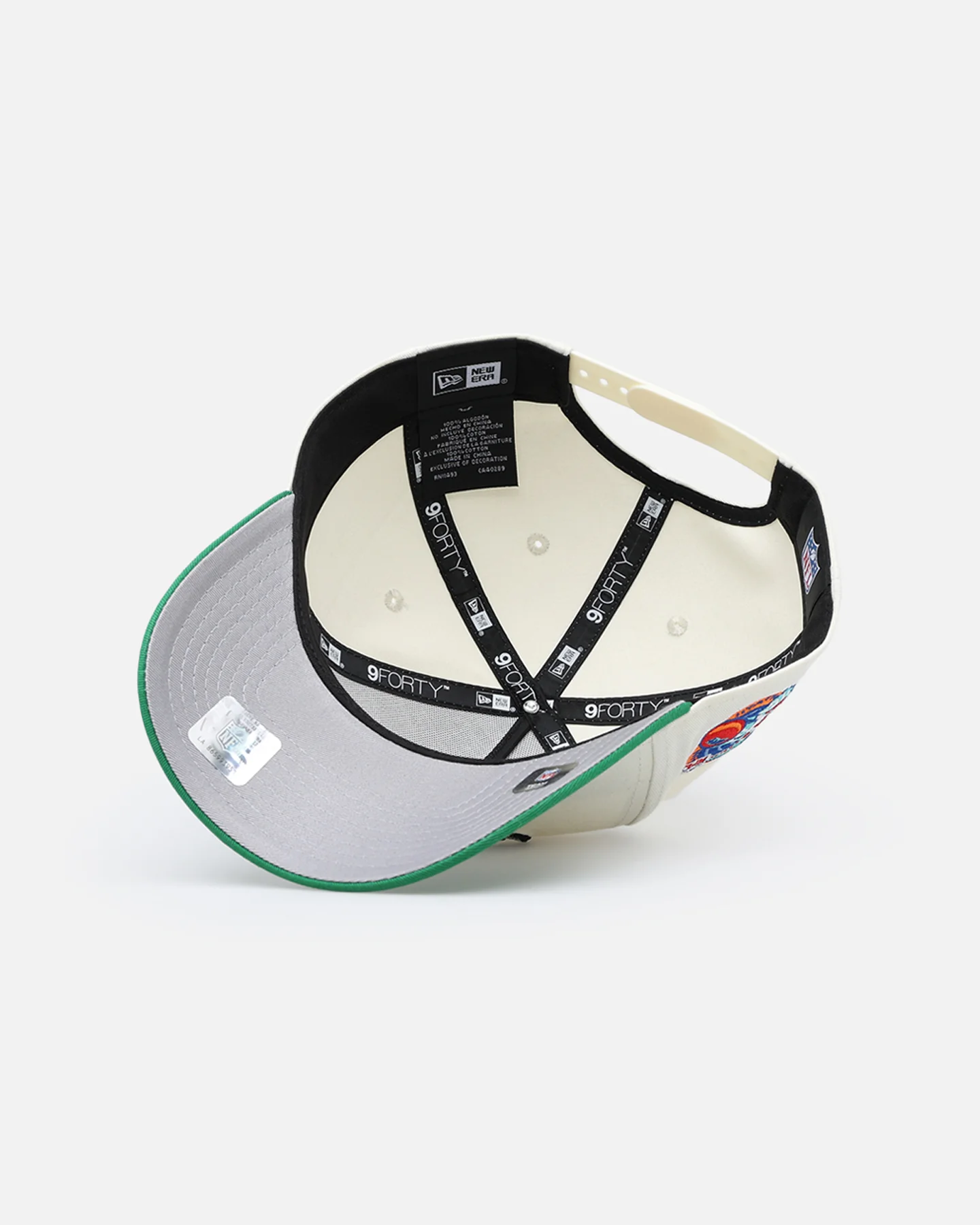 New Era Philadelphia Eagles 'NFL City Originals' 9FORTY A-Frame Snapback Chrome White/OTC - Image 7