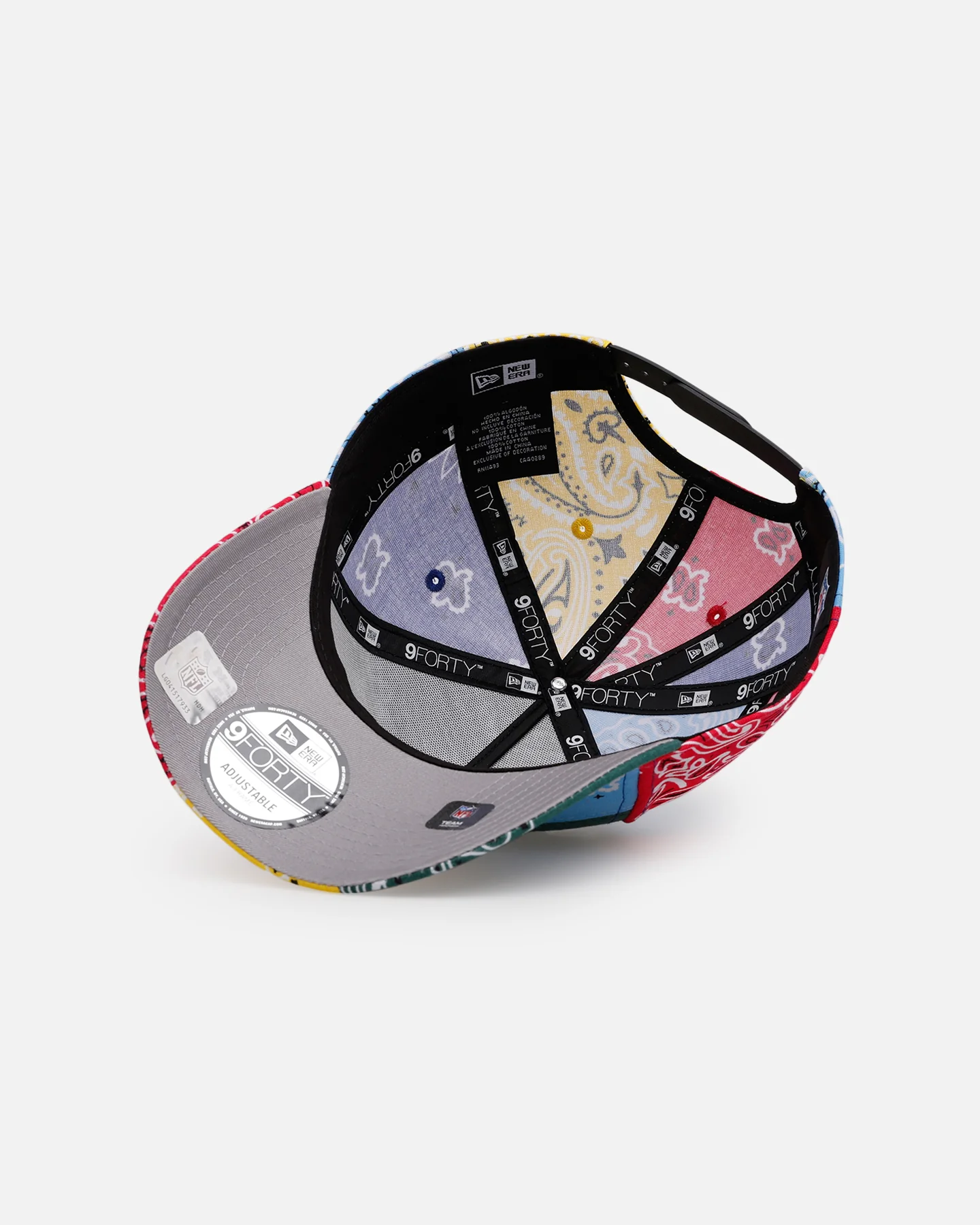 New Era Philadelphia Eagles 'Paisley Patchwork' 9FORTY A-Frame Snapback Multi - Image 6