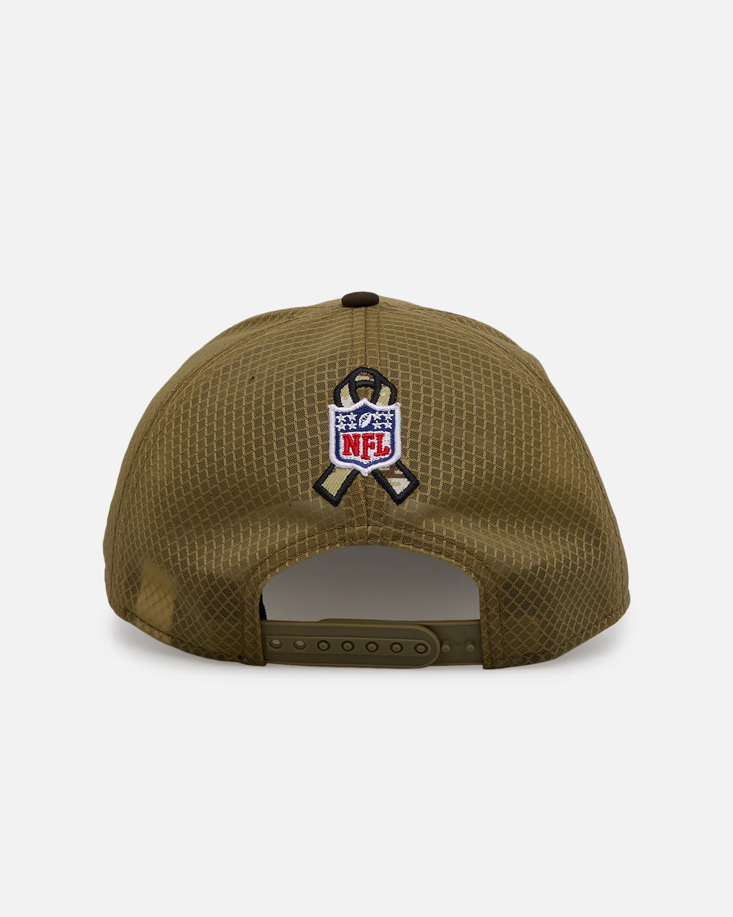 New Era Philadelphia Eagles 'Salute' 9SEVENTY Snapback Olive - Image 2