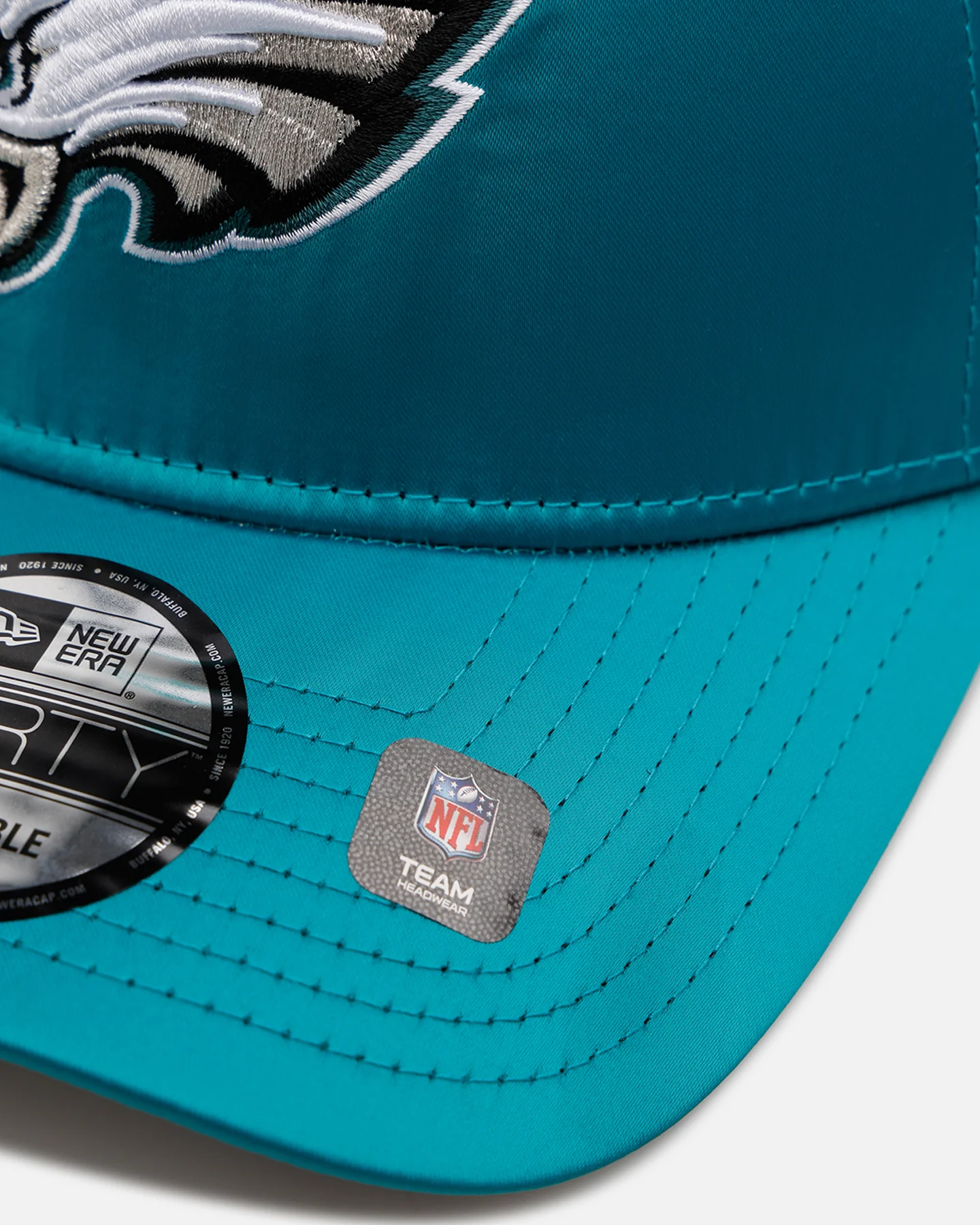 New Era Philadelphia Eagles 'Team Color Satin' 9FORTY A-Frame Snapback Official Team Color - Image 2